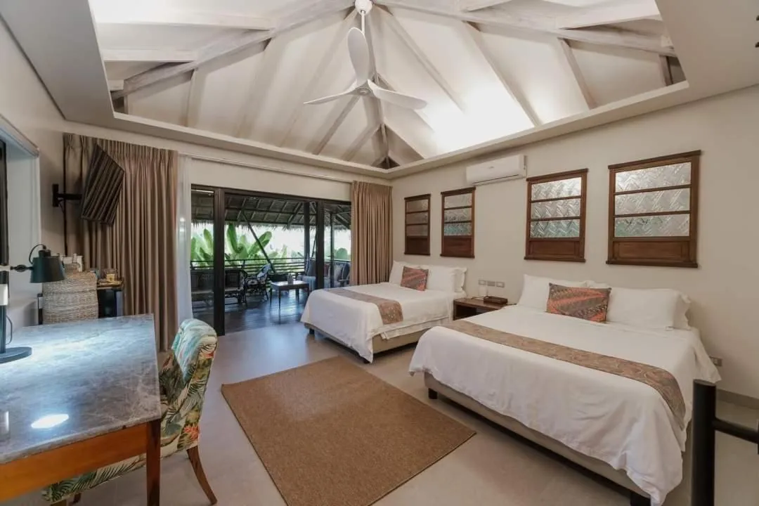 Bed in Kaimana Resort Siargao