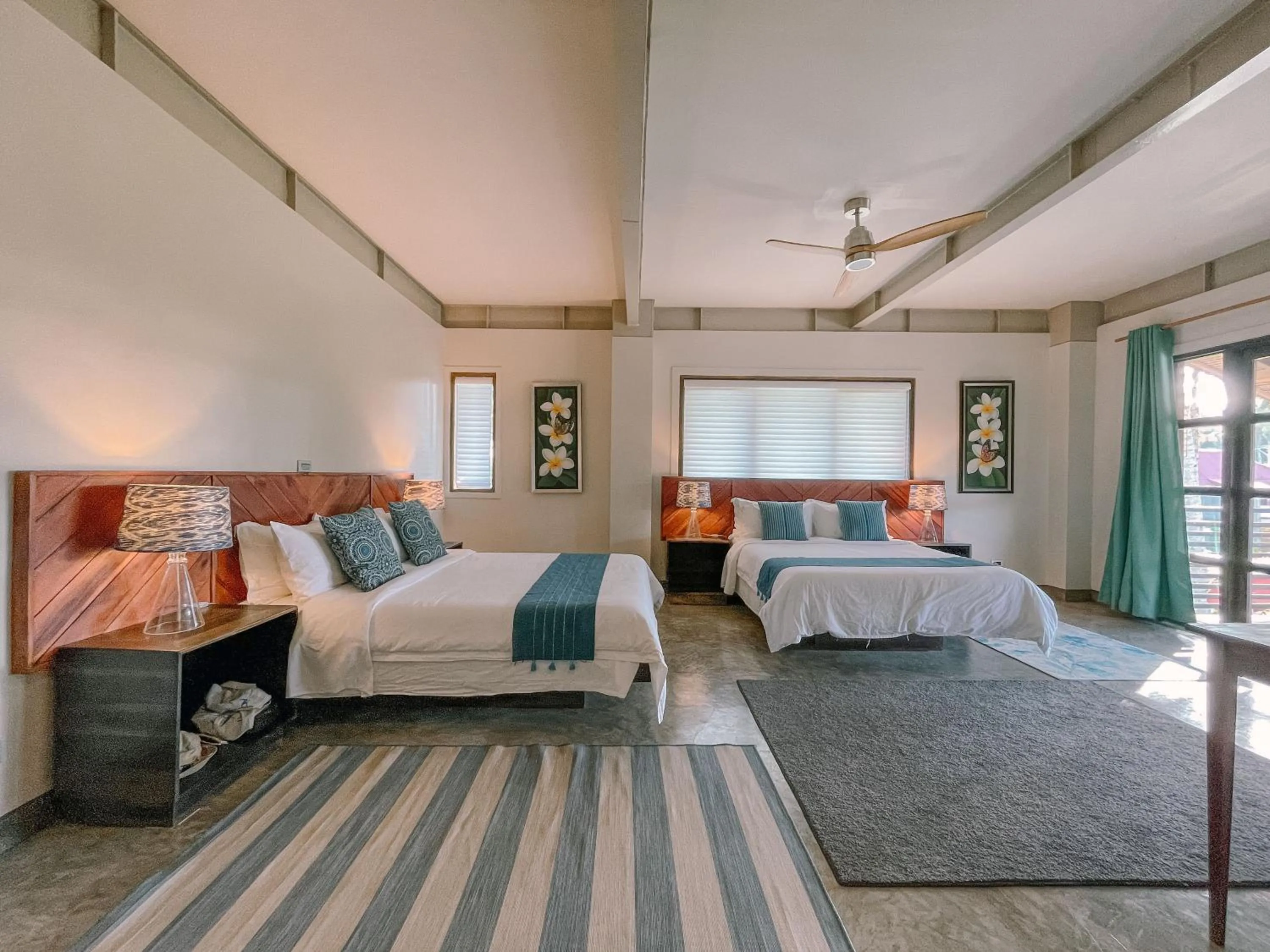 Bed in Kaimana Resort Siargao