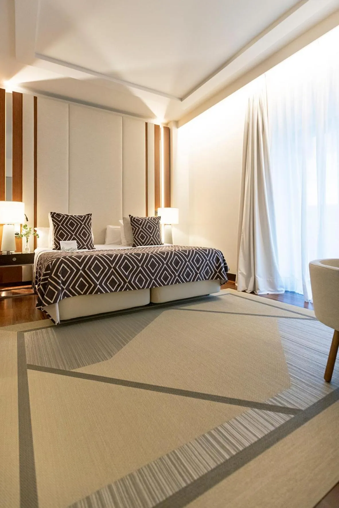 Bedroom, Bed in Hospes Amérigo, Alicante, a Member of Design Hotels