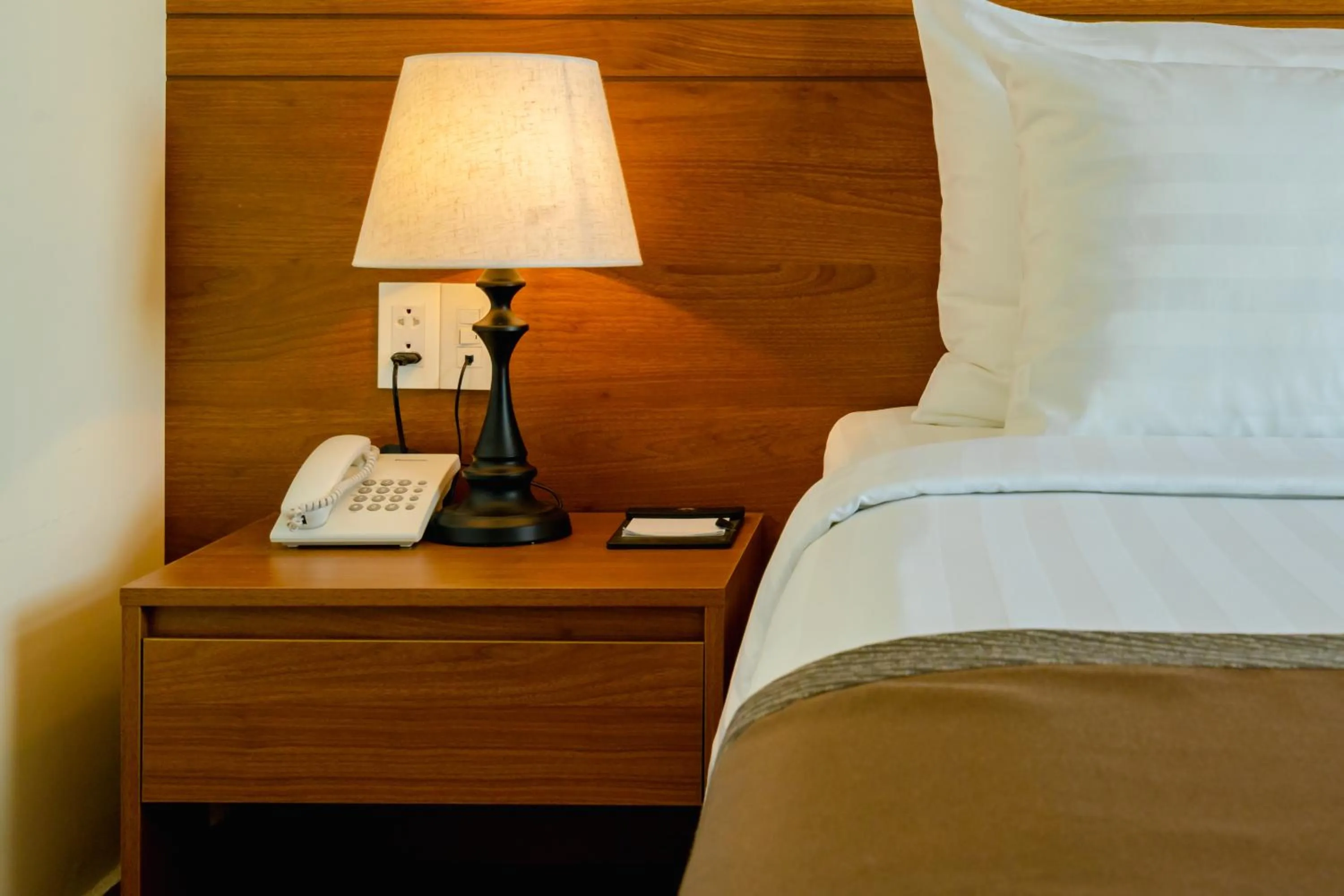 Property building, Bed in Bombo DaLat Hotel