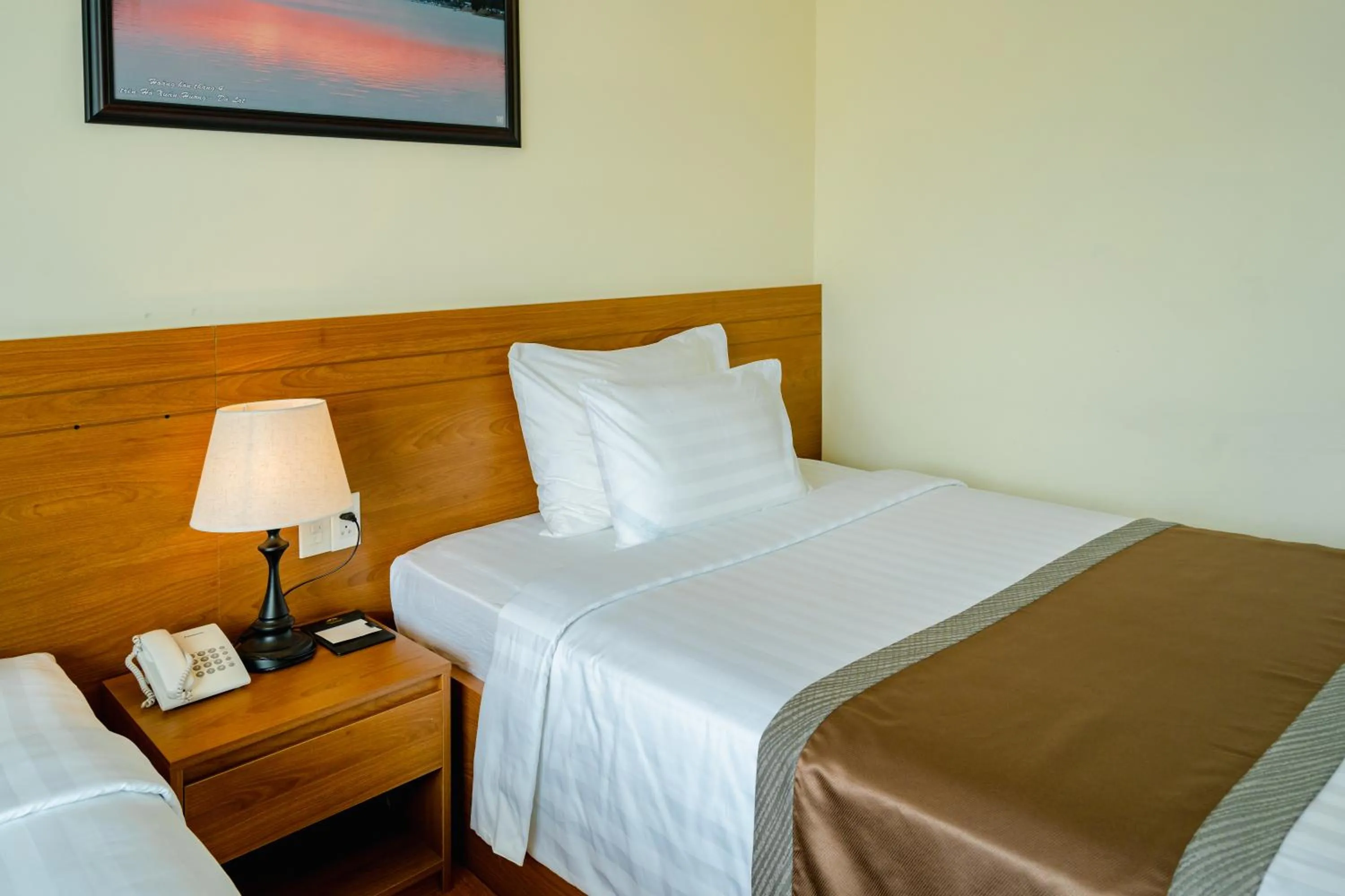 Bed in Bombo DaLat Hotel