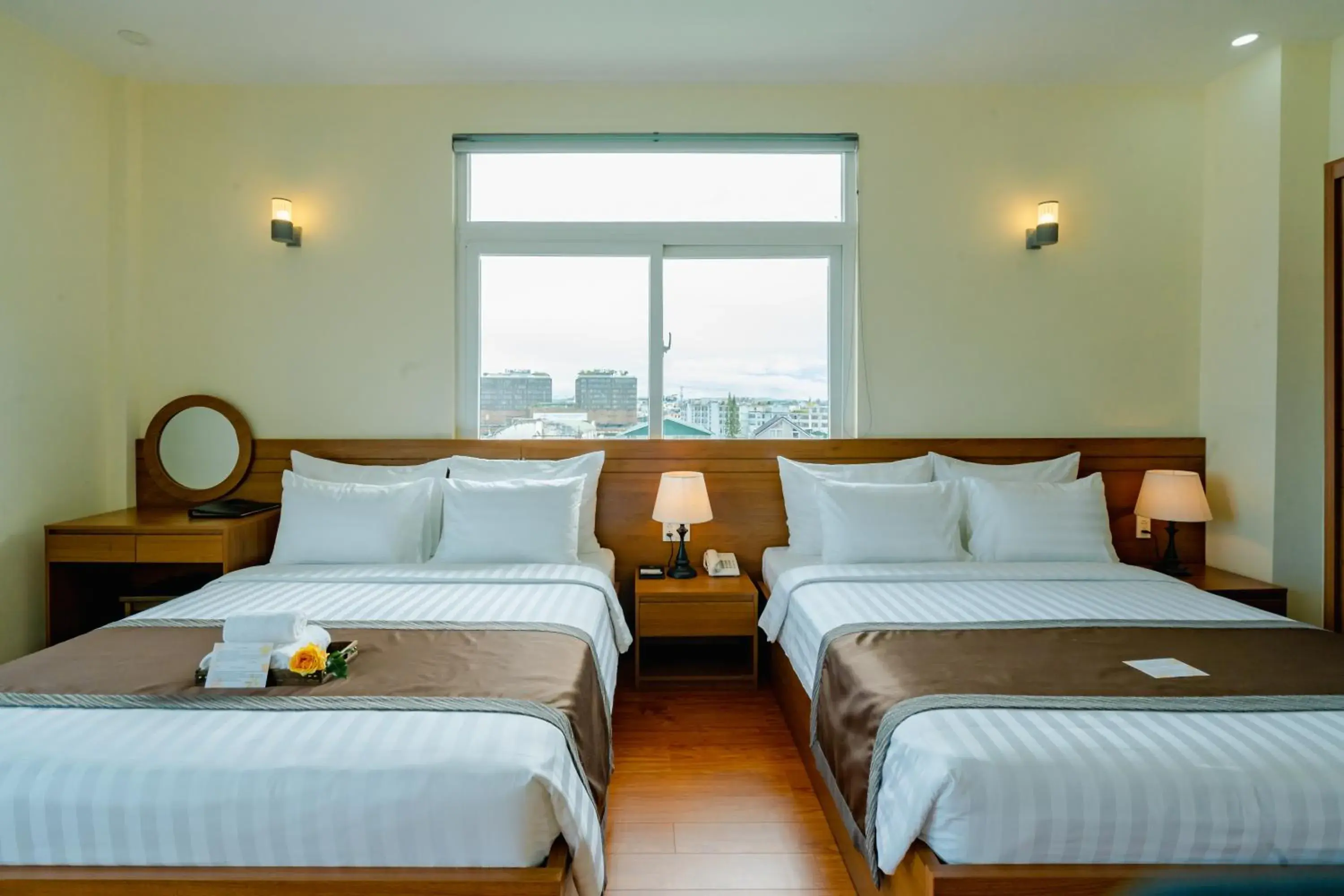 Bed in Bombo DaLat Hotel Bed in Bombo DaLat Hotel