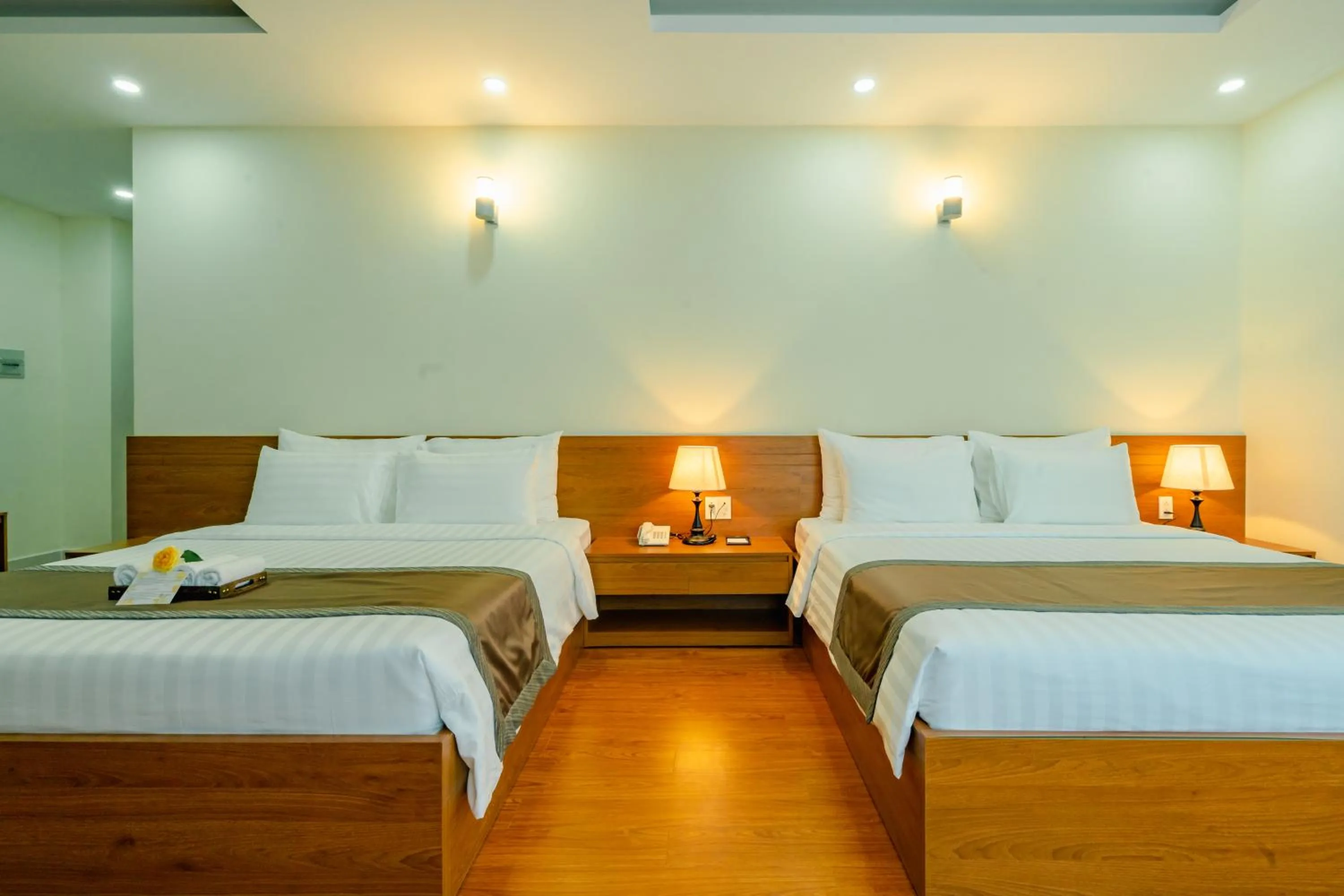 Bed in Bombo DaLat Hotel