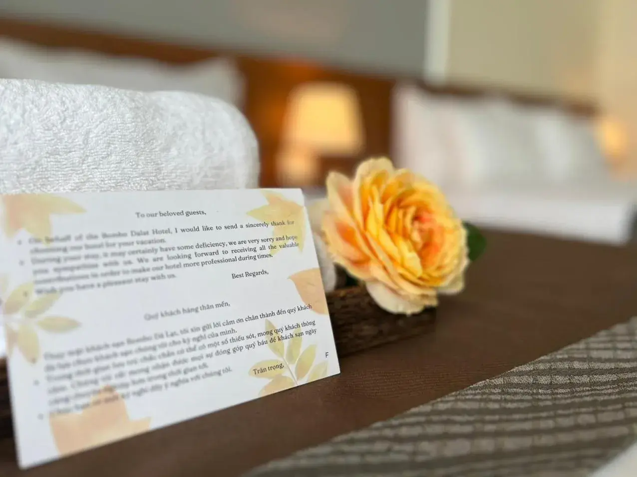 Bed in Bombo DaLat Hotel Bed in Bombo DaLat Hotel