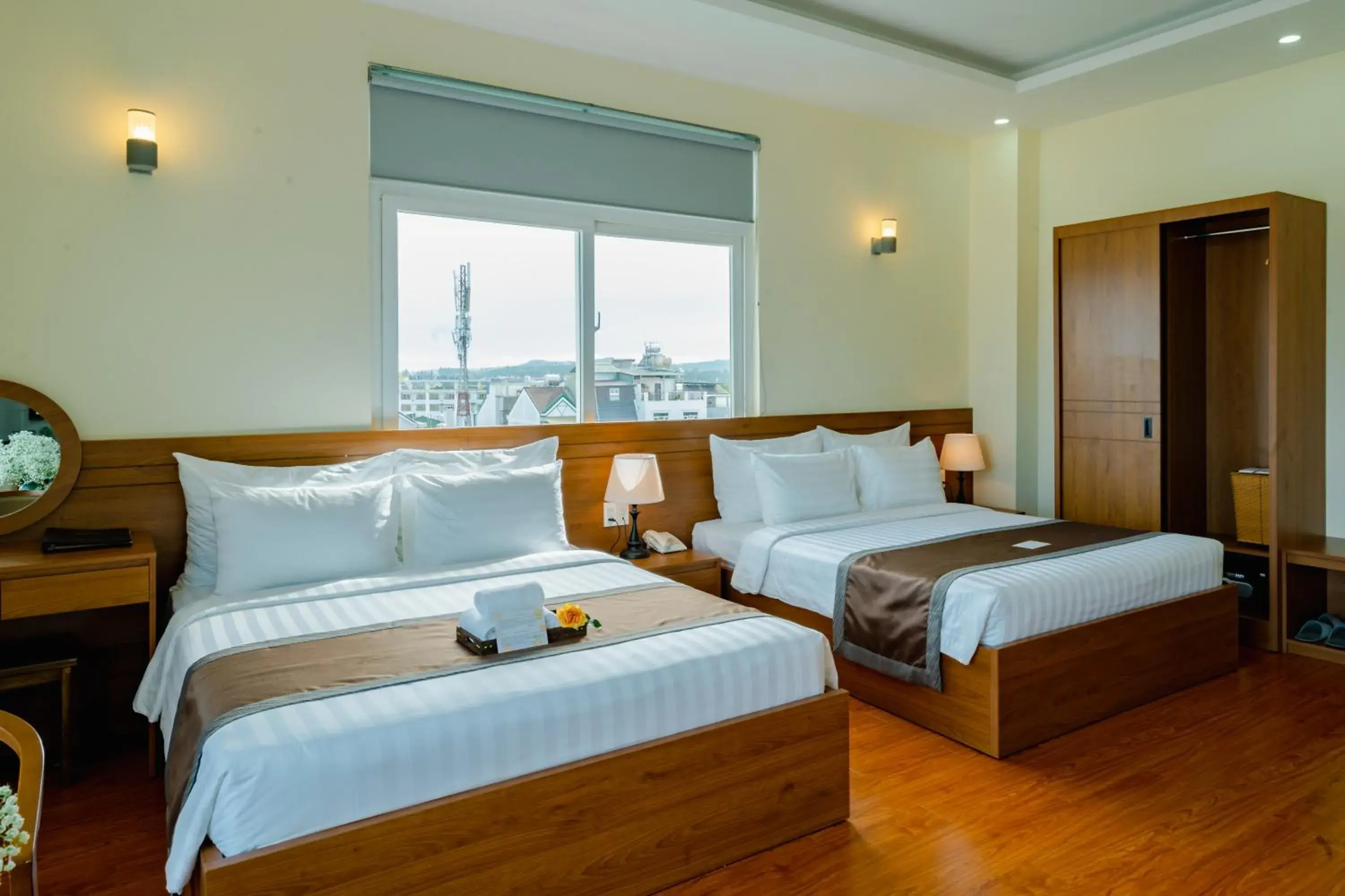 Property building, Bed in Bombo DaLat Hotel Property building, Bed in Bombo DaLat Hotel