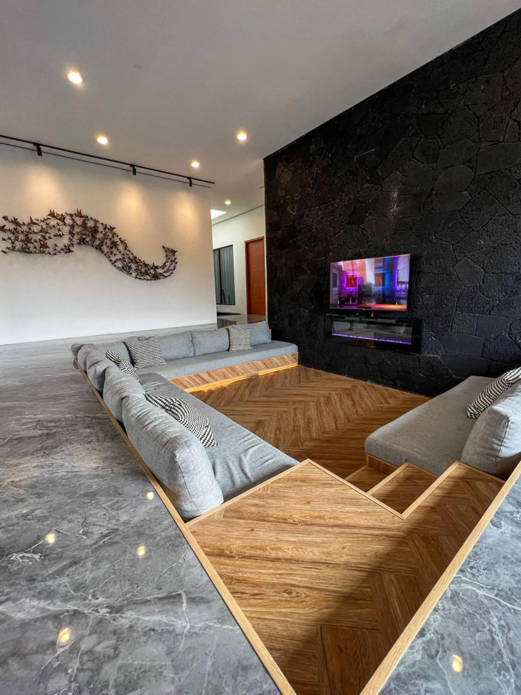 Living room in LeRoca Villa