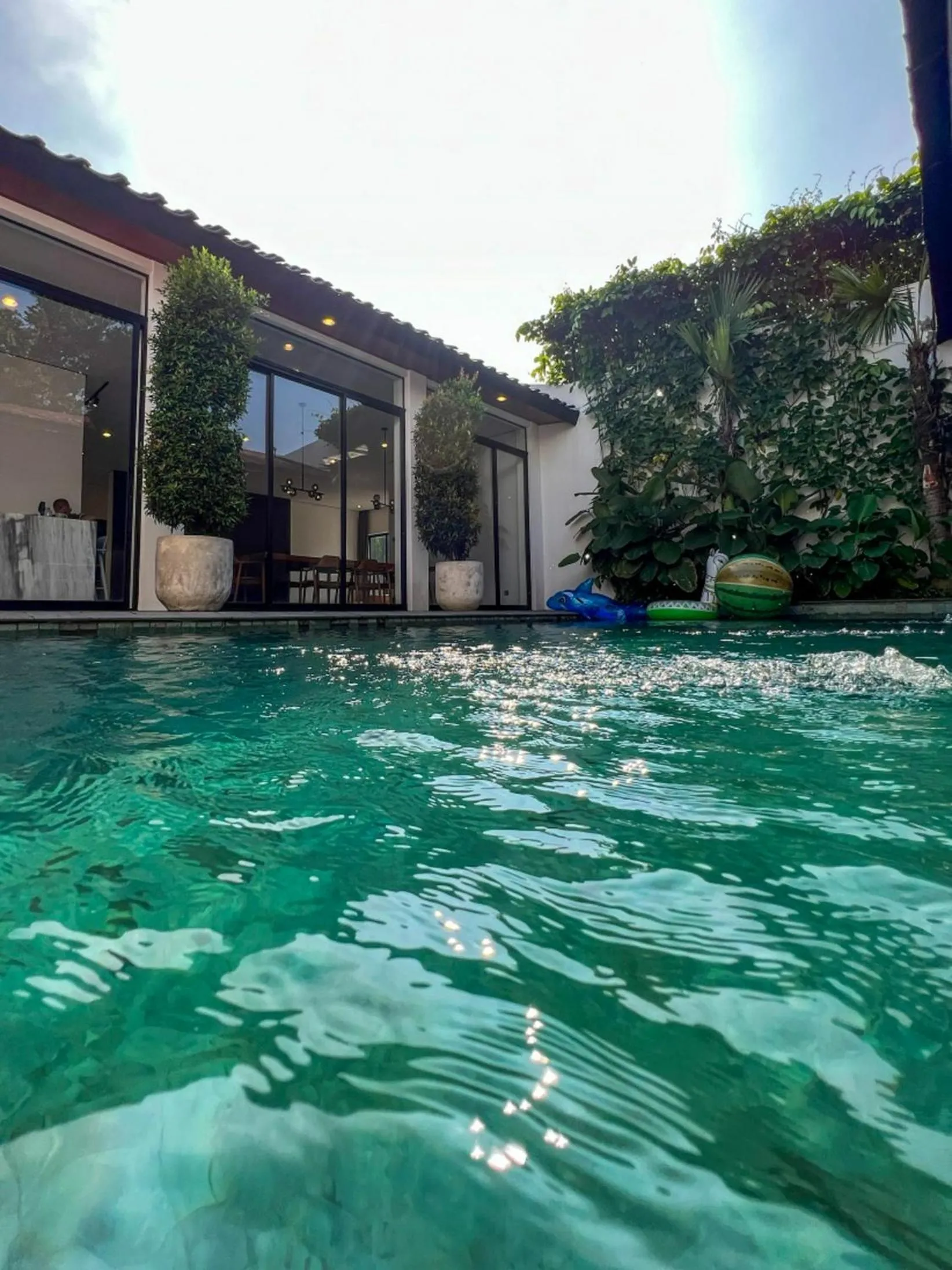 Swimming pool in LeRoca Villa