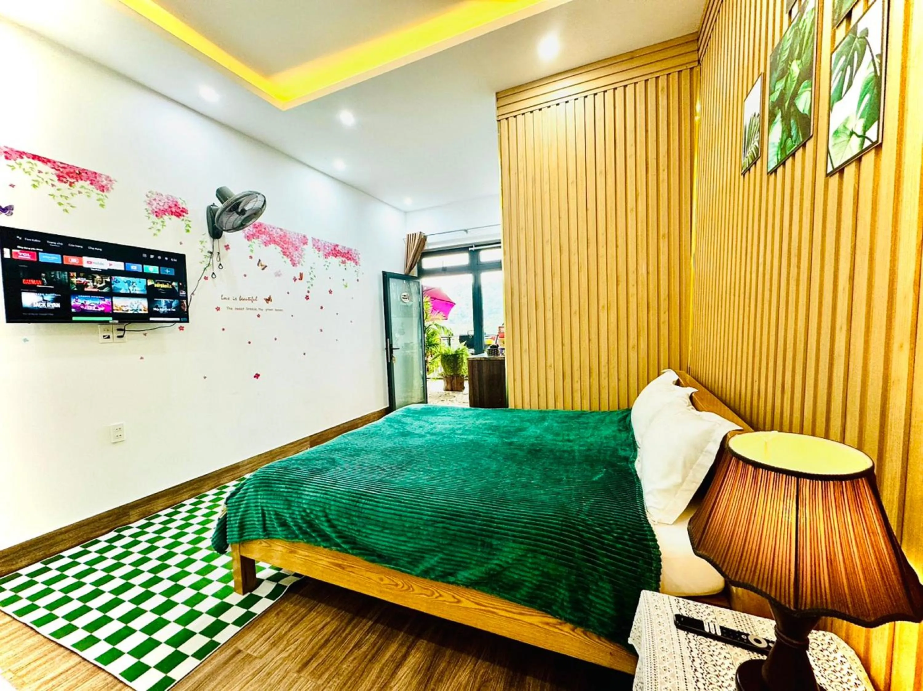 View (from property/room), Bed in Pine Forest House Dalat