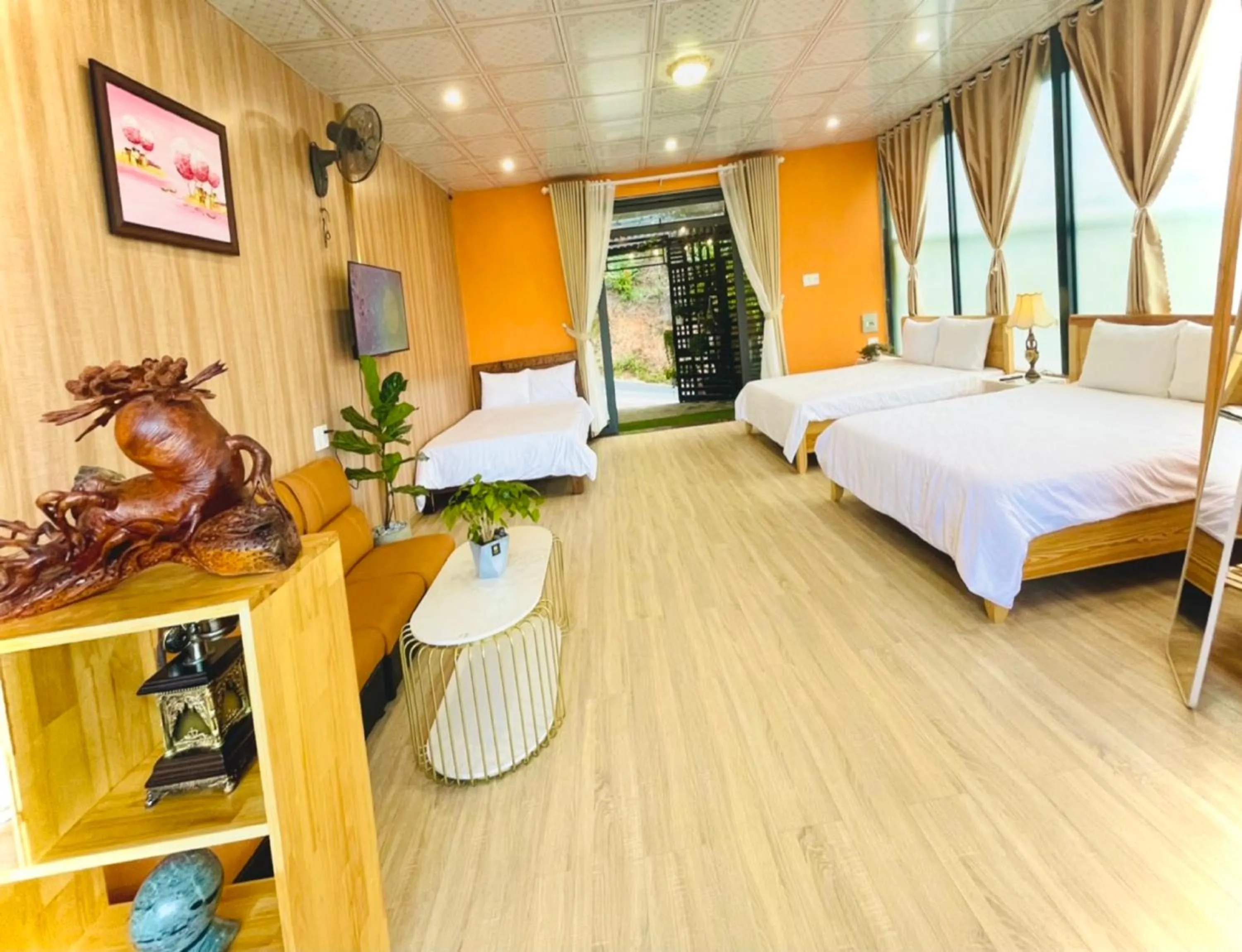 Bedroom, Bed in Pine Forest House Dalat