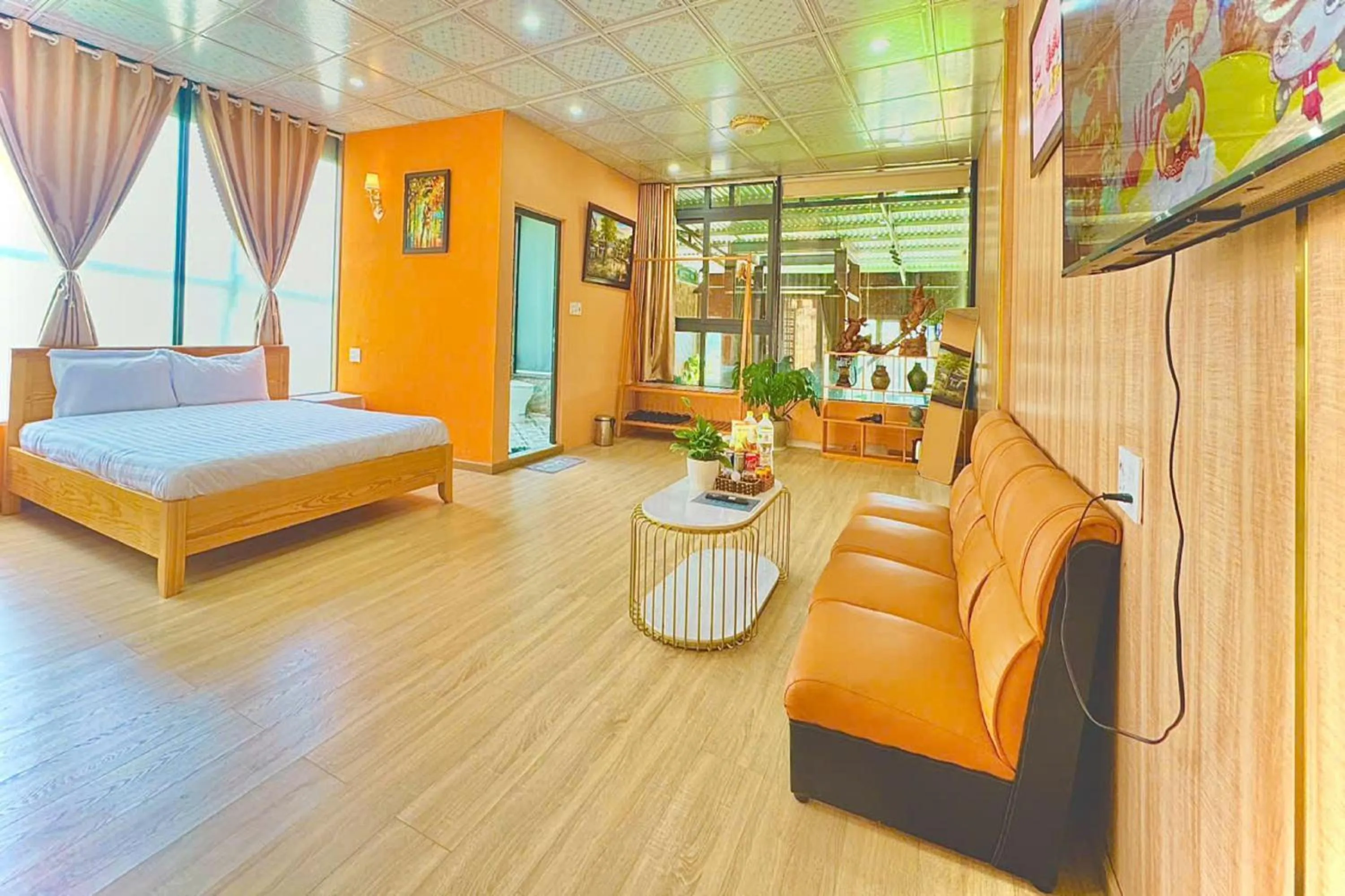 Bedroom, Bed in Pine Forest House Dalat