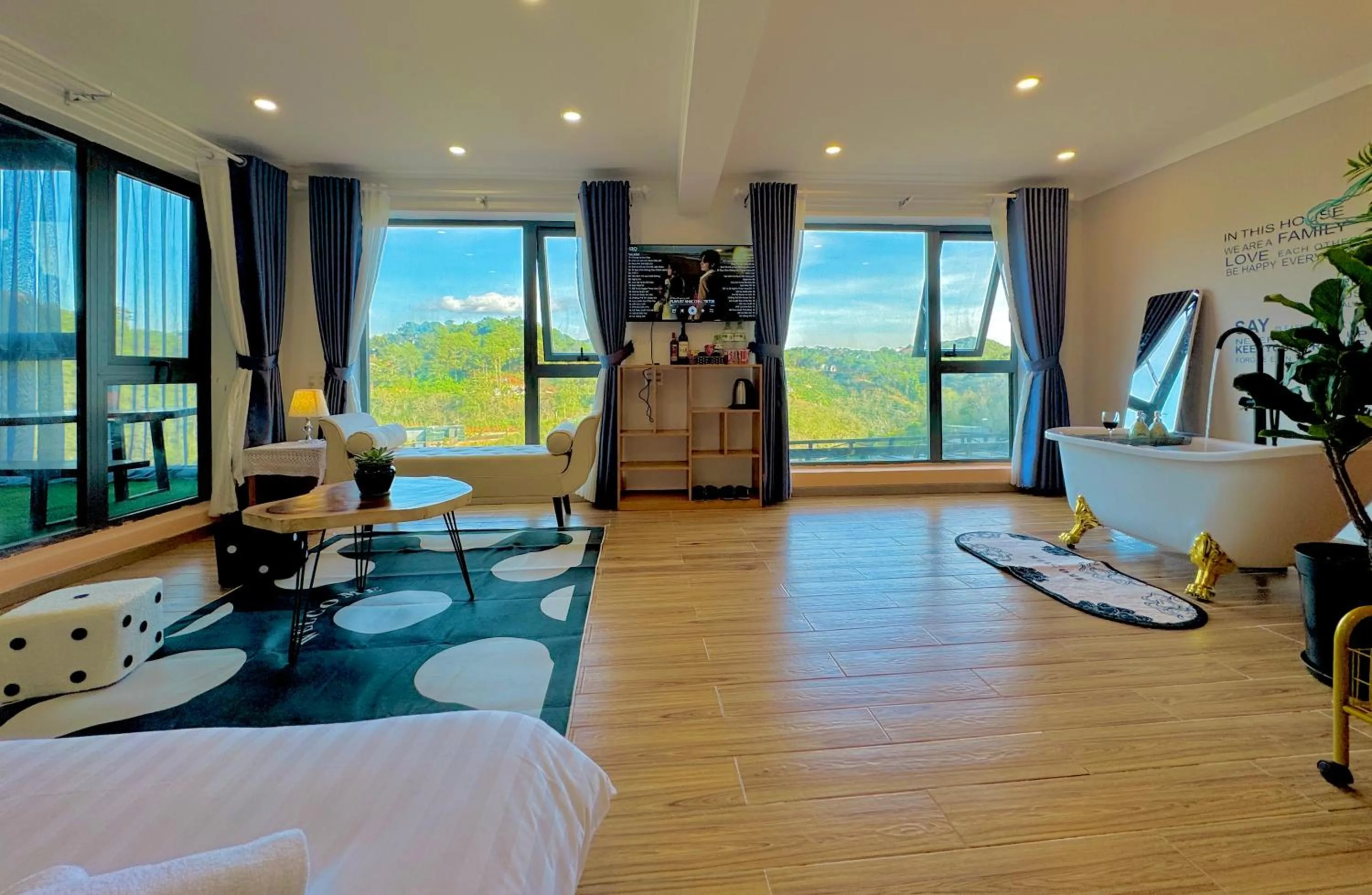 View (from property/room) in Pine Forest House Dalat