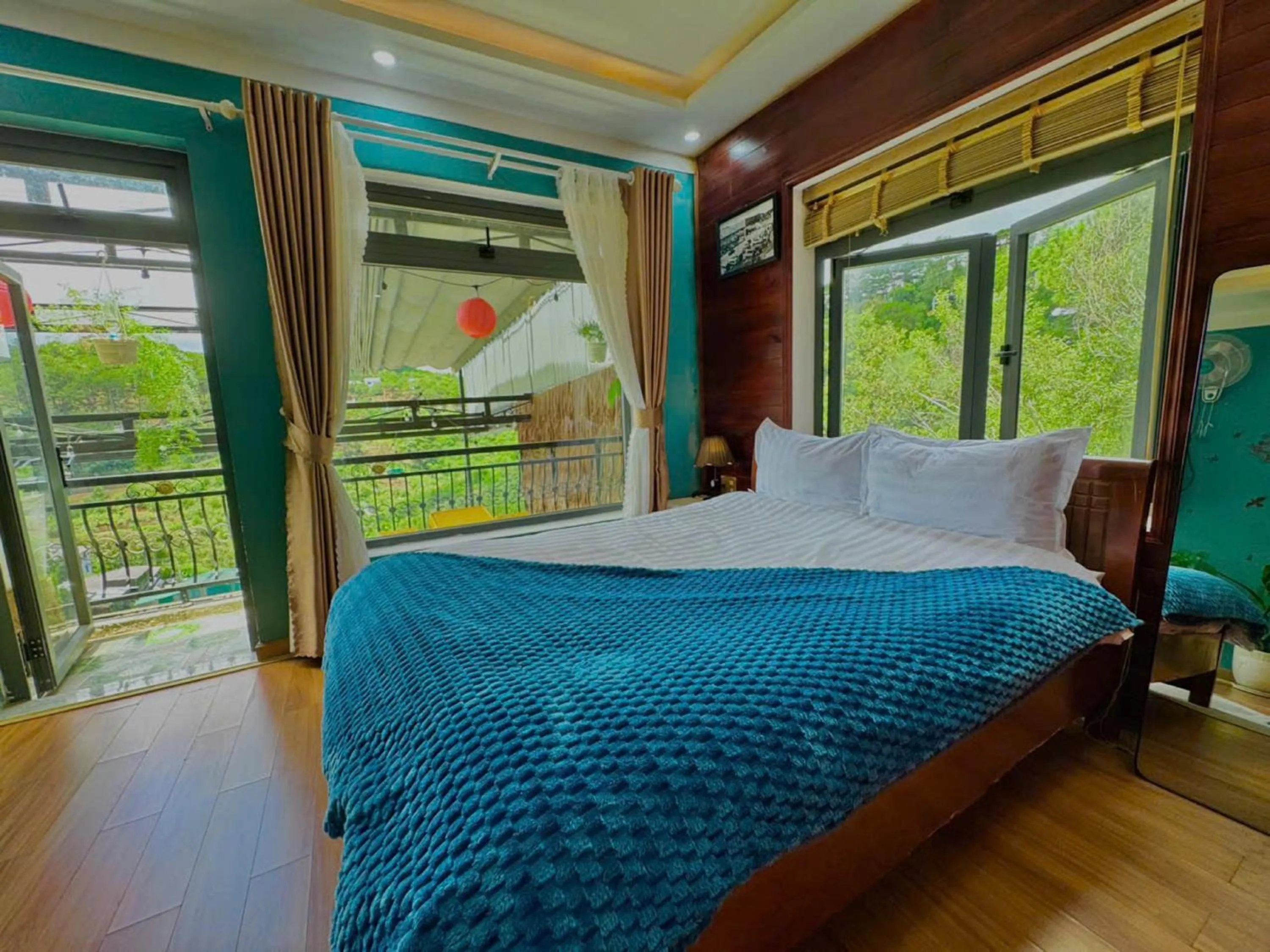 Bedroom, Bed in Pine Forest House Dalat