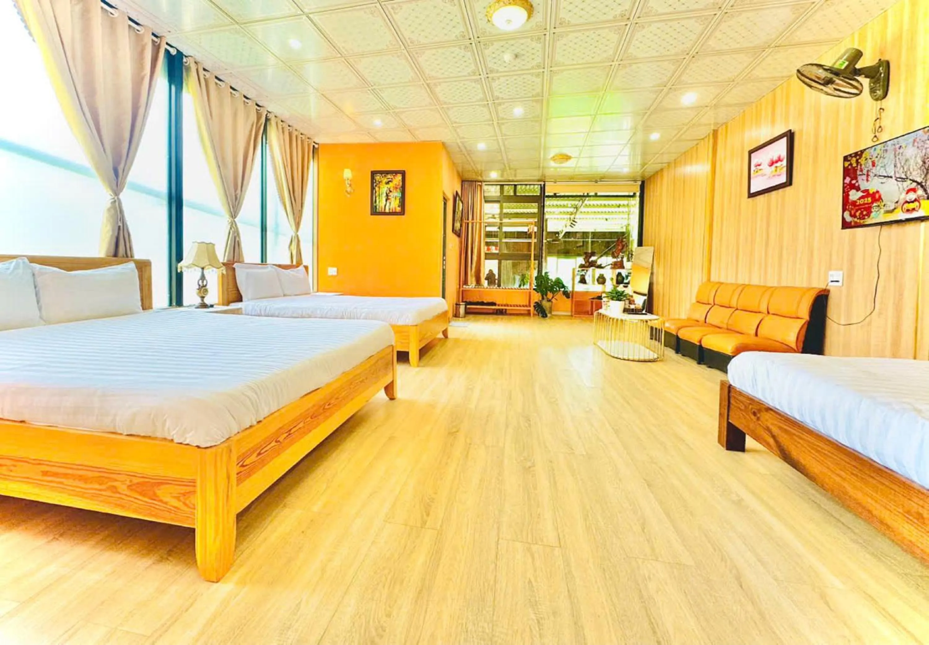 Bedroom, Bed in Pine Forest House Dalat