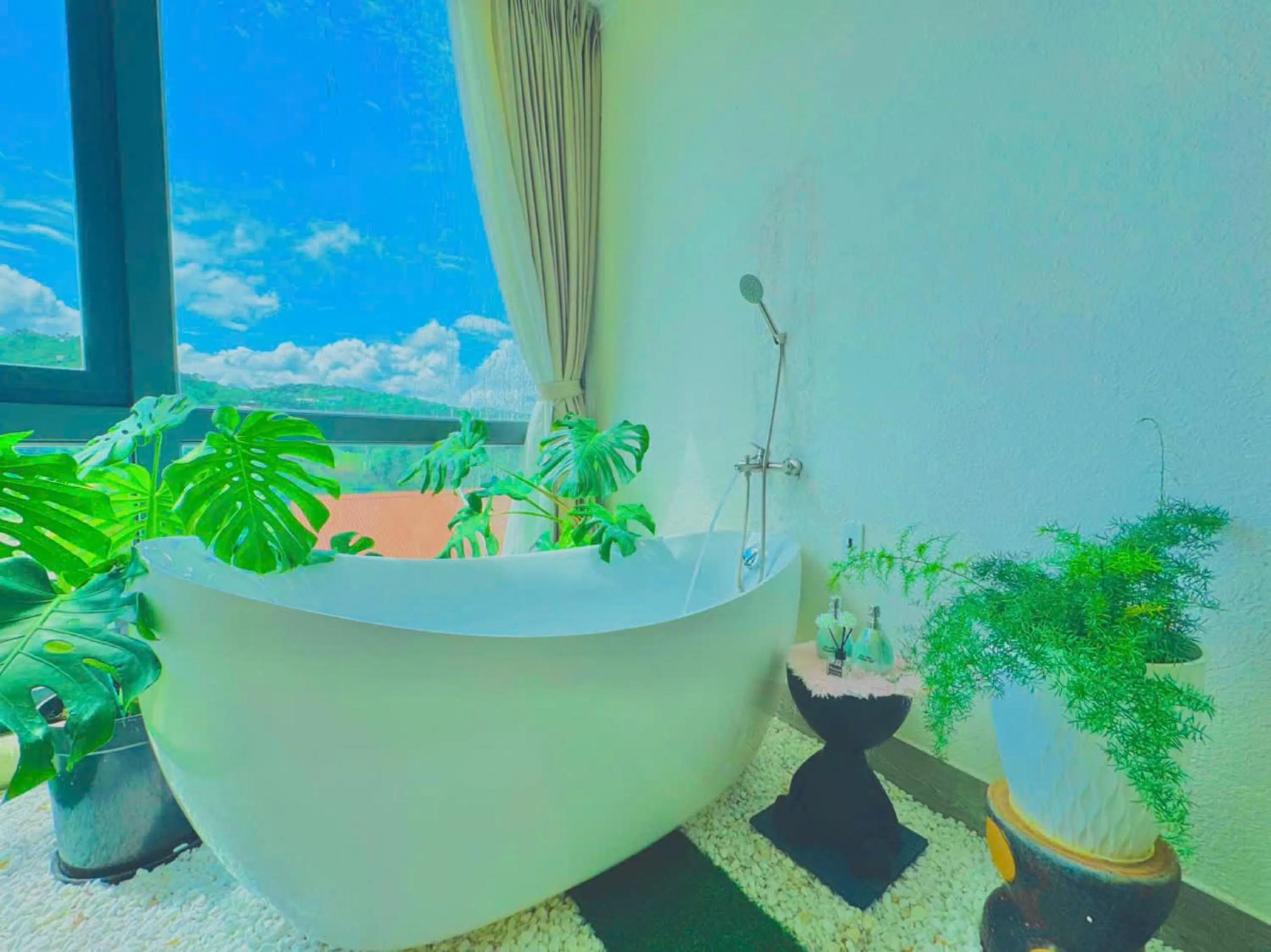 Bath in Pine Forest House Dalat