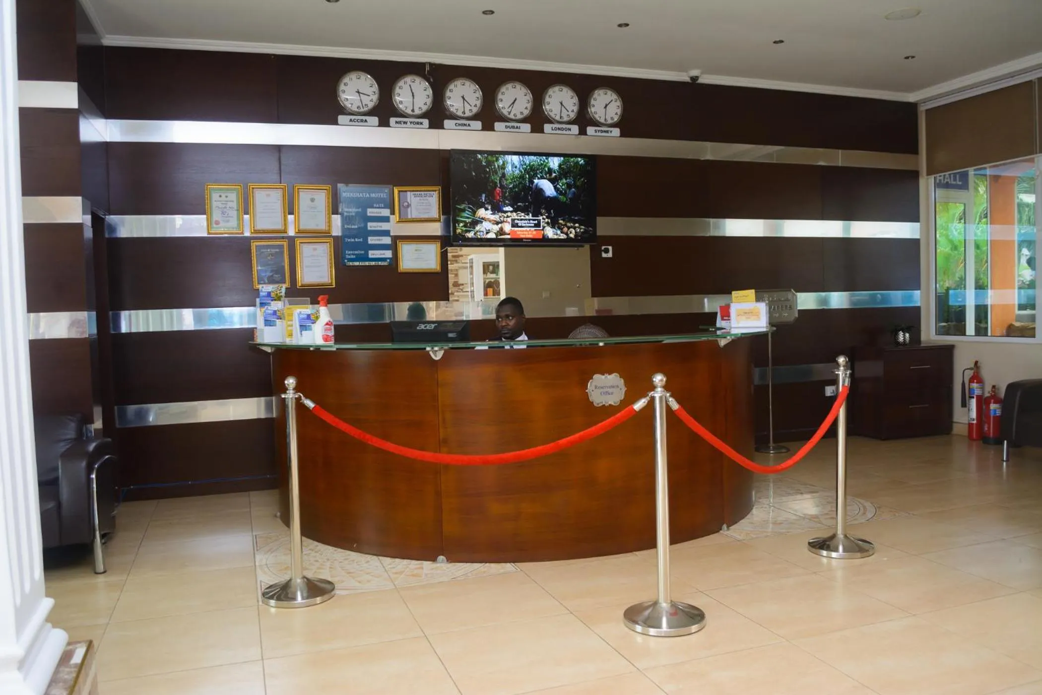 Lobby or reception in Mendiata Hotel