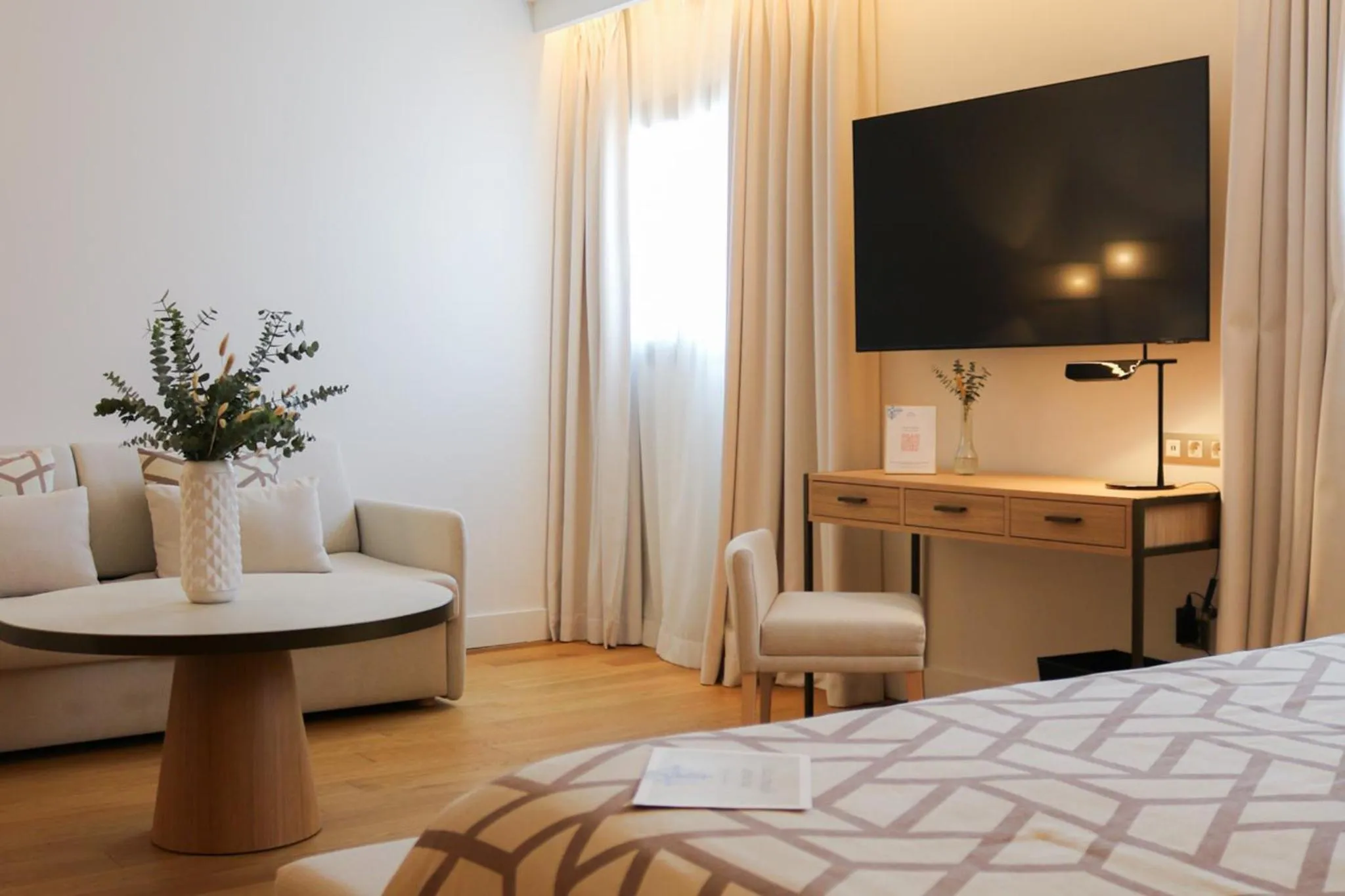 Bed in Hospes Palau de La Mar, Valencia, a Member of Design Hotels