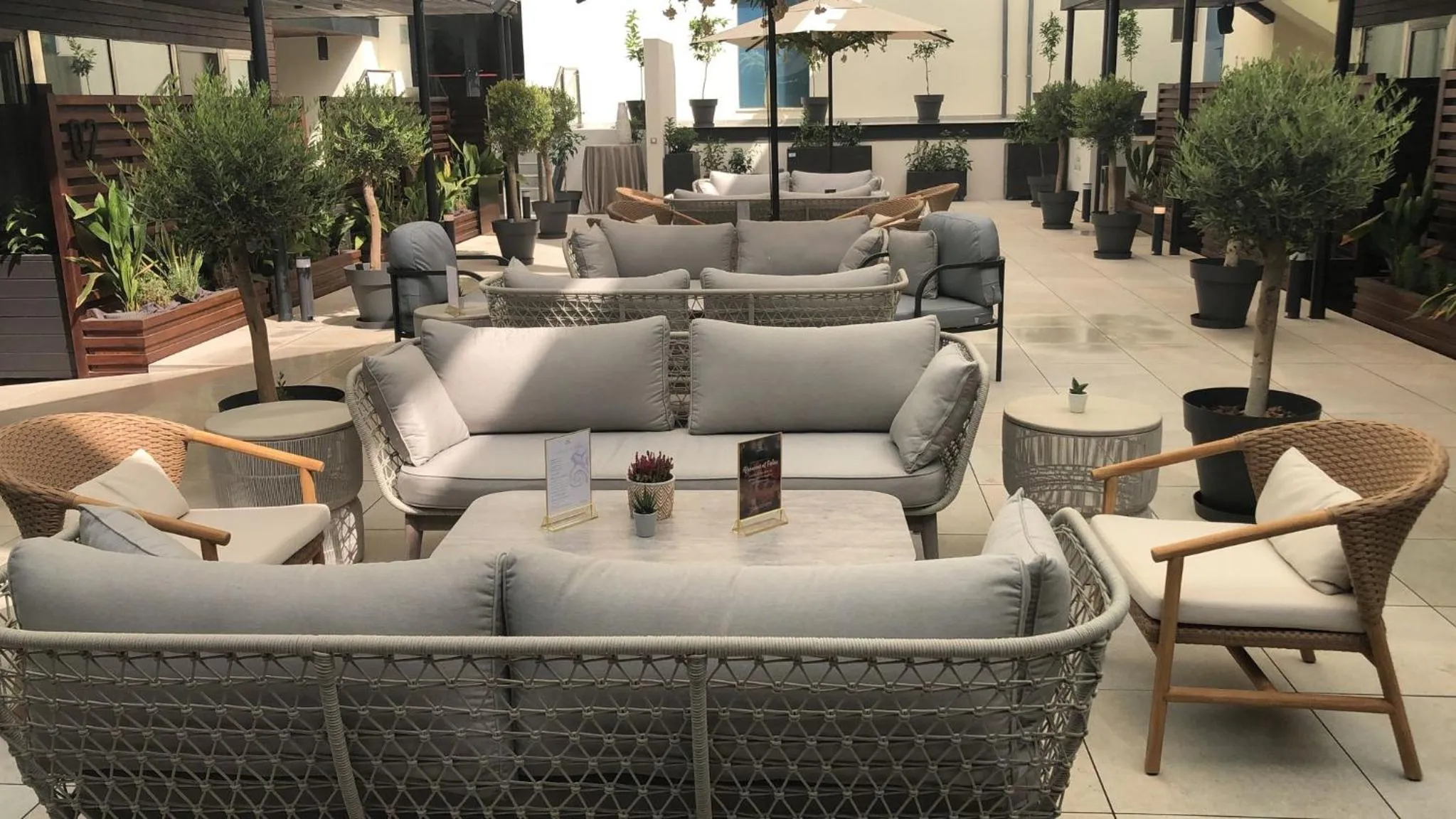 Garden in Hospes Palau de La Mar, Valencia, a Member of Design Hotels