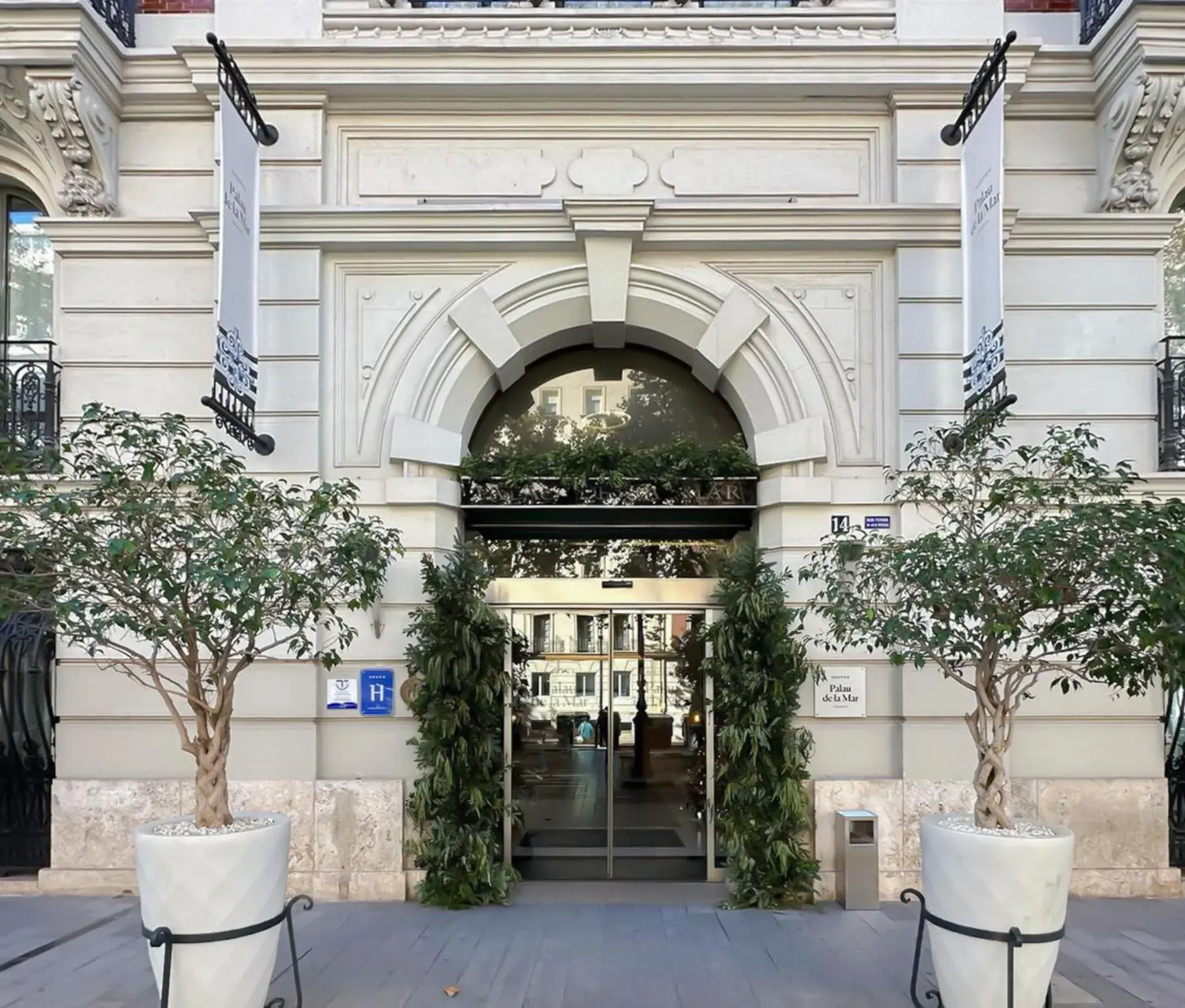 Property building in Hospes Palau de La Mar, Valencia, a Member of Design Hotels Property building in Hospes Palau de La Mar, Valencia, a Member of Design Hotels