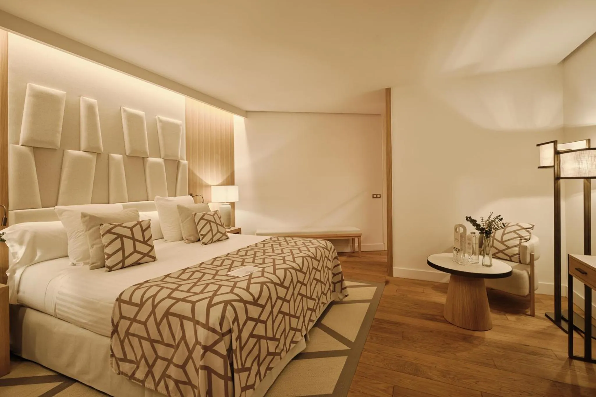Bed in Hospes Palau de La Mar, Valencia, a Member of Design Hotels