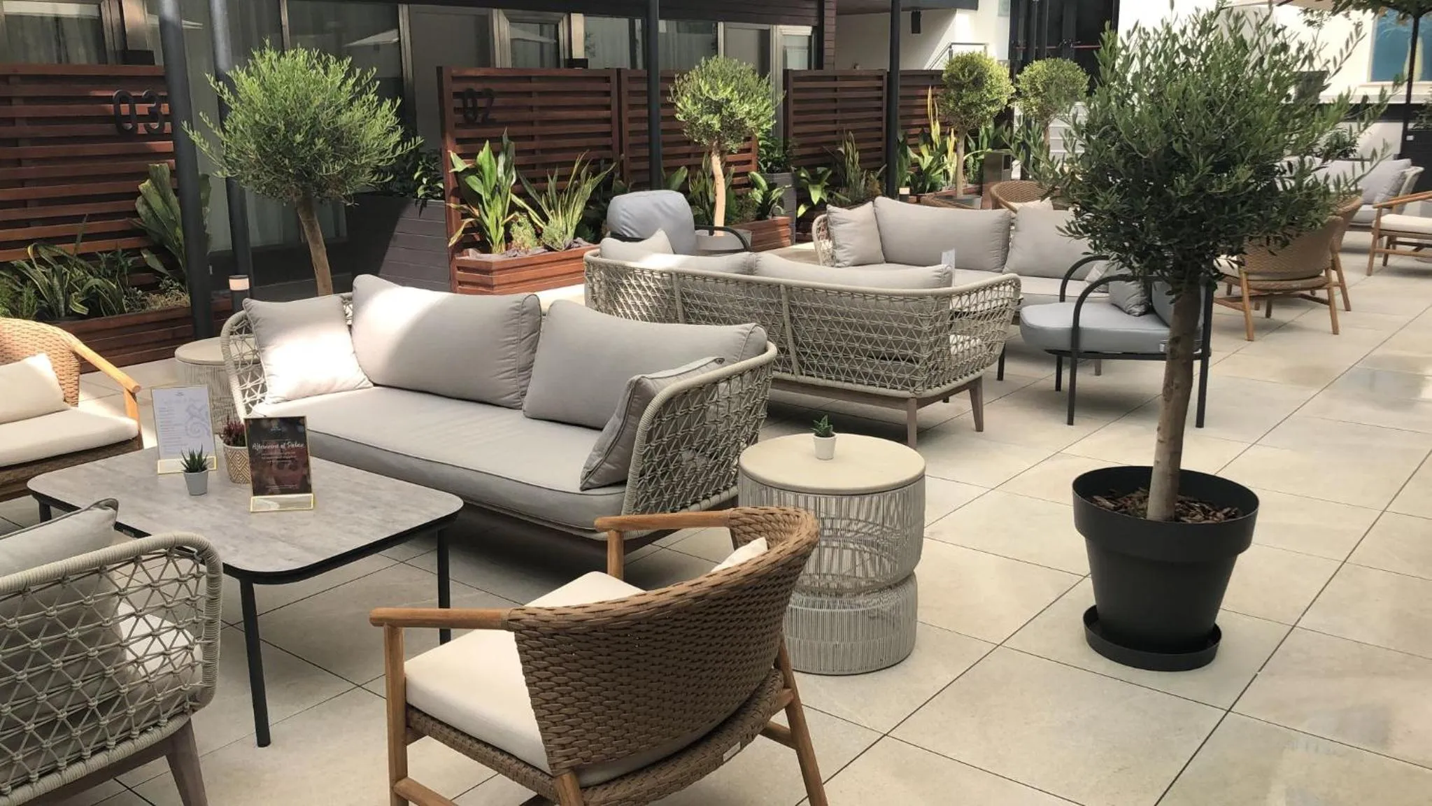 Garden in Hospes Palau de La Mar, Valencia, a Member of Design Hotels