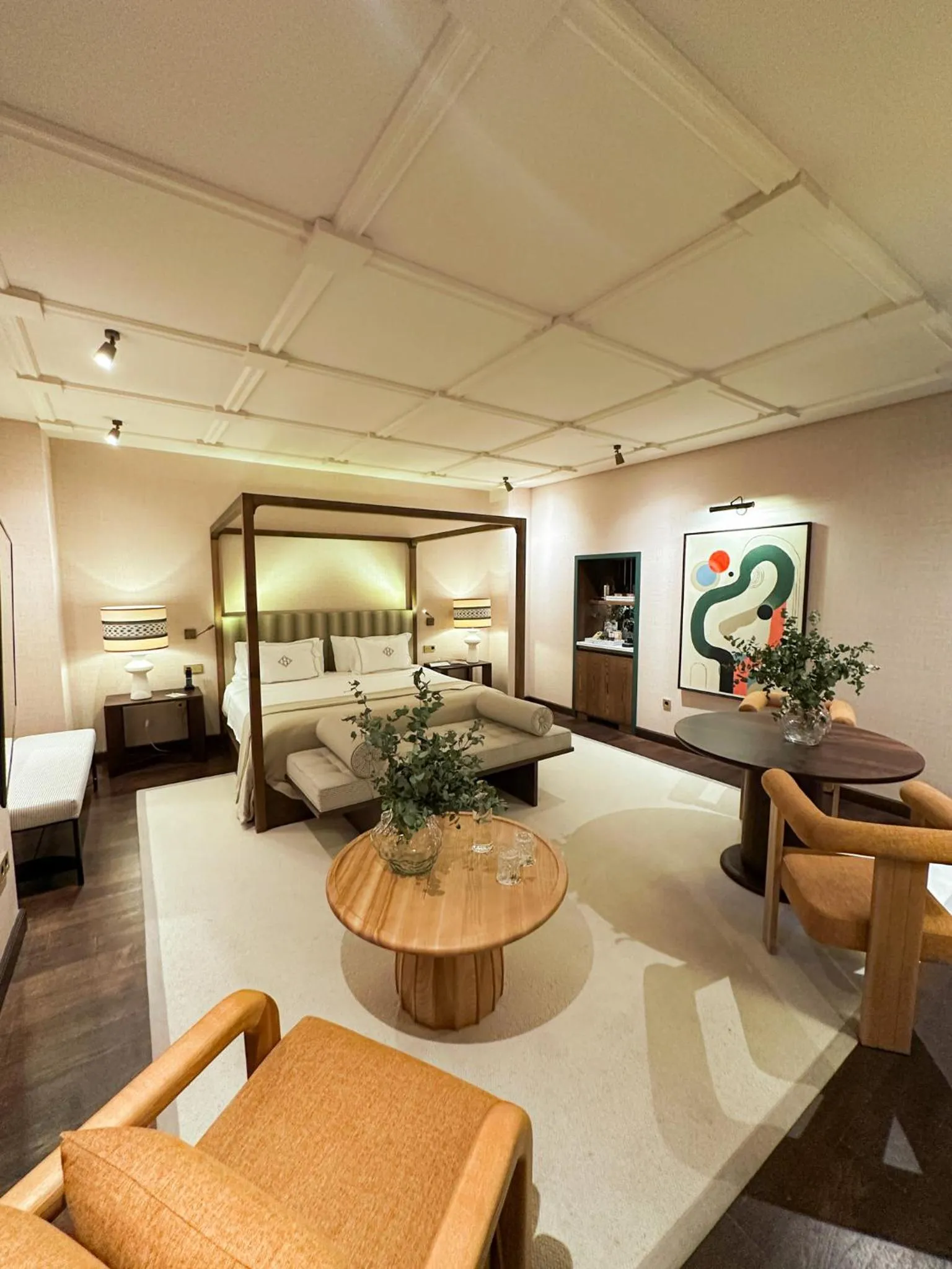 Bed in Hospes Palacio del Bailio, a Member of Design Hotels