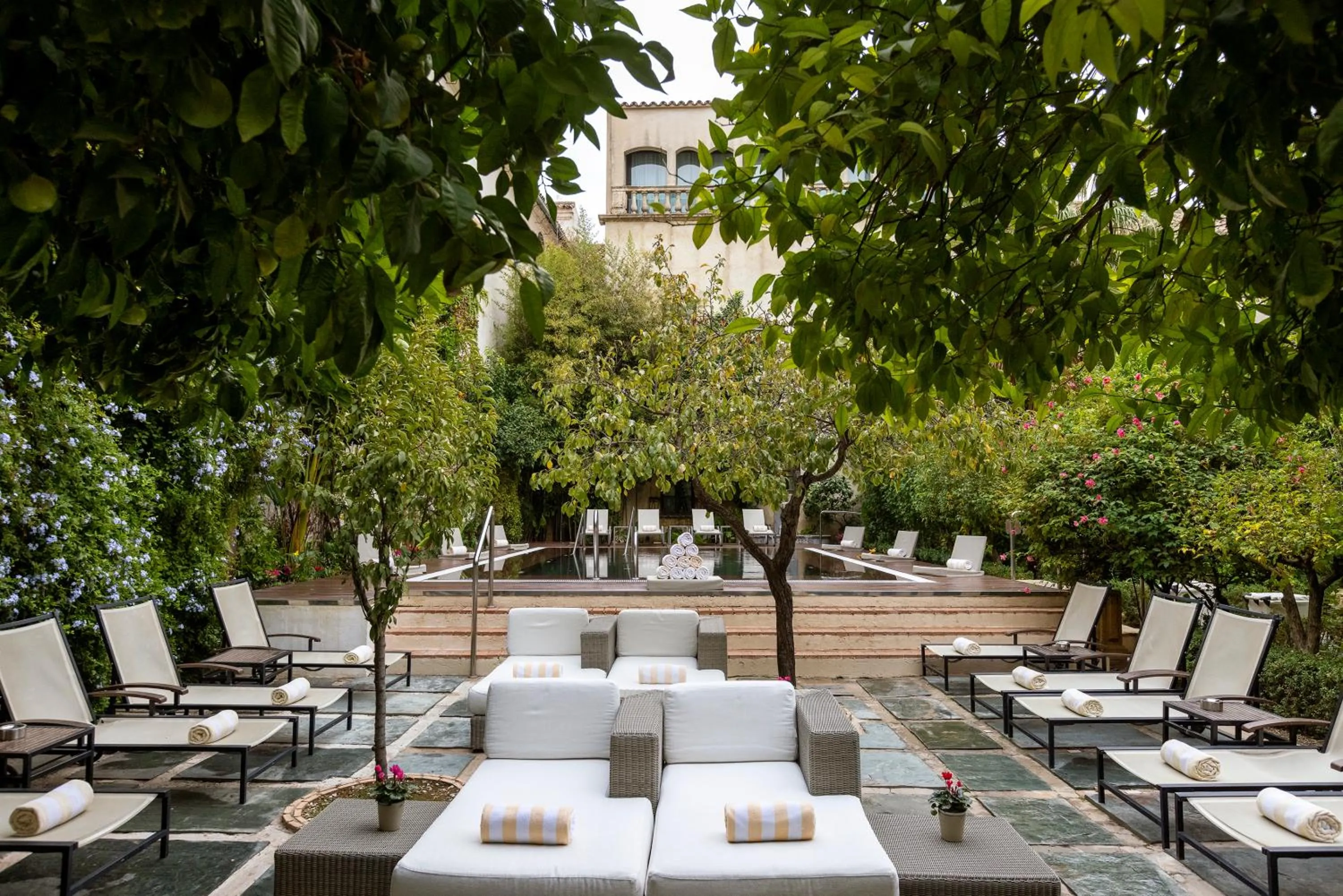 Garden in Hospes Palacio del Bailio, a Member of Design Hotels
