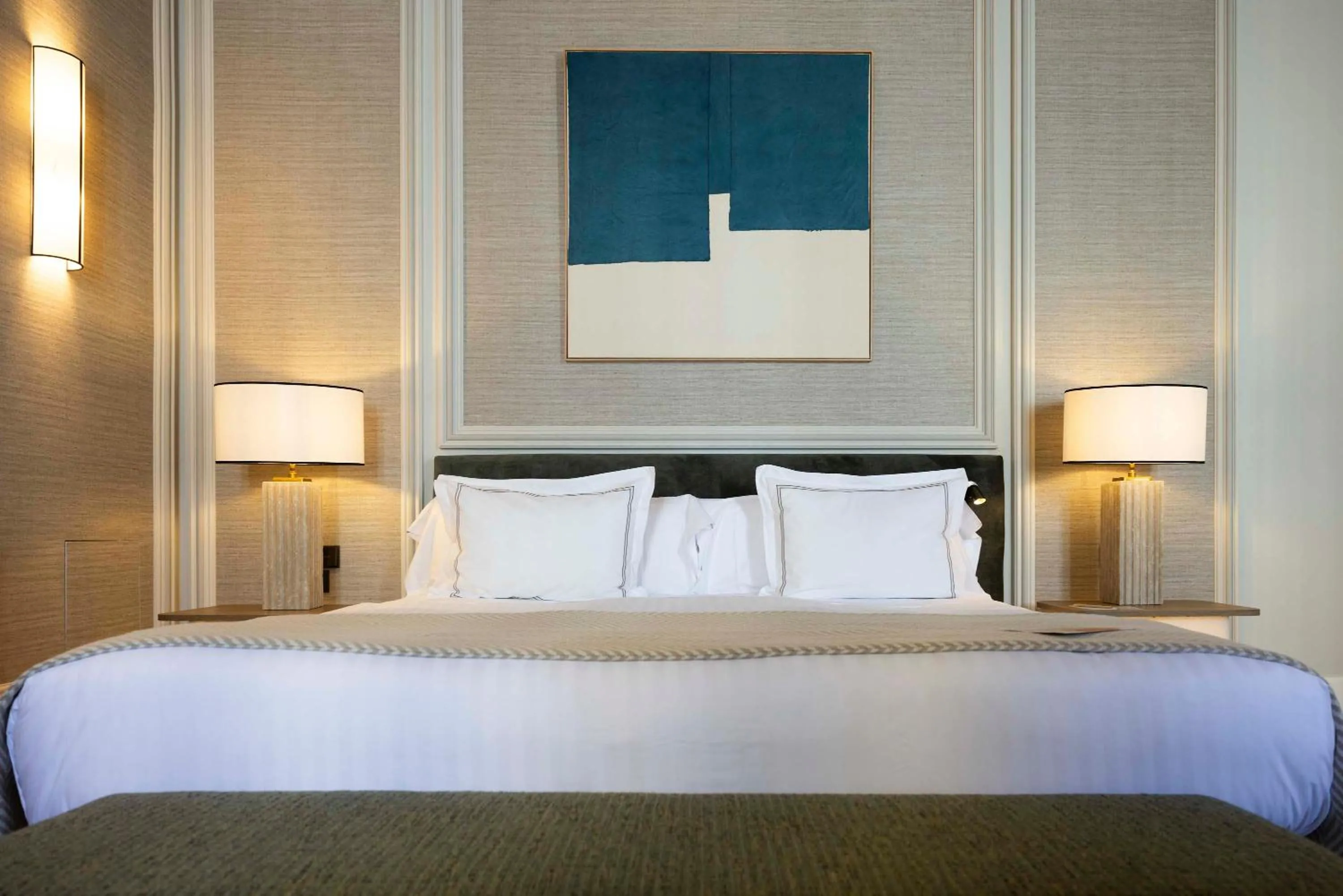 Bed in Hospes Palacio de los Patos, a Member of Design Hotels