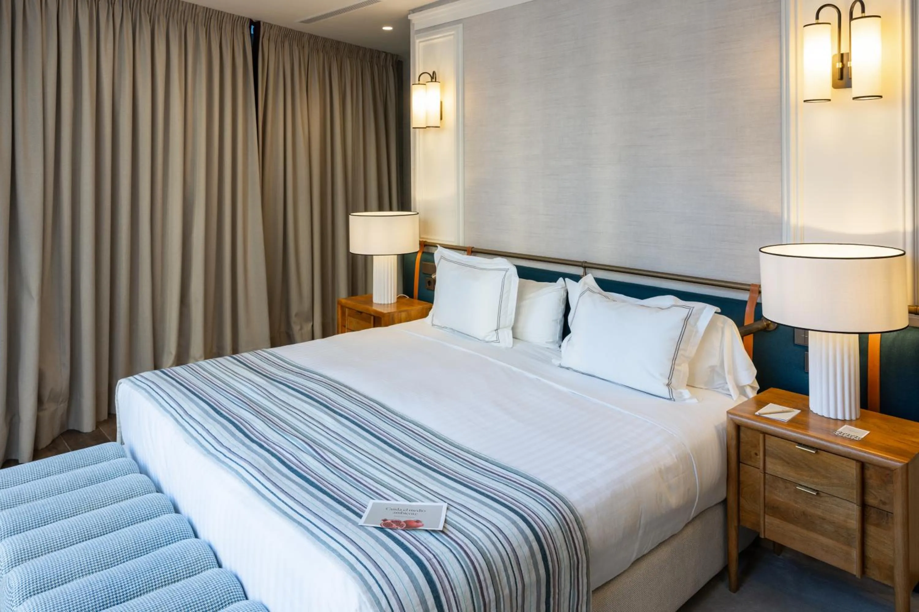 Bed in Hospes Palacio de los Patos, a Member of Design Hotels