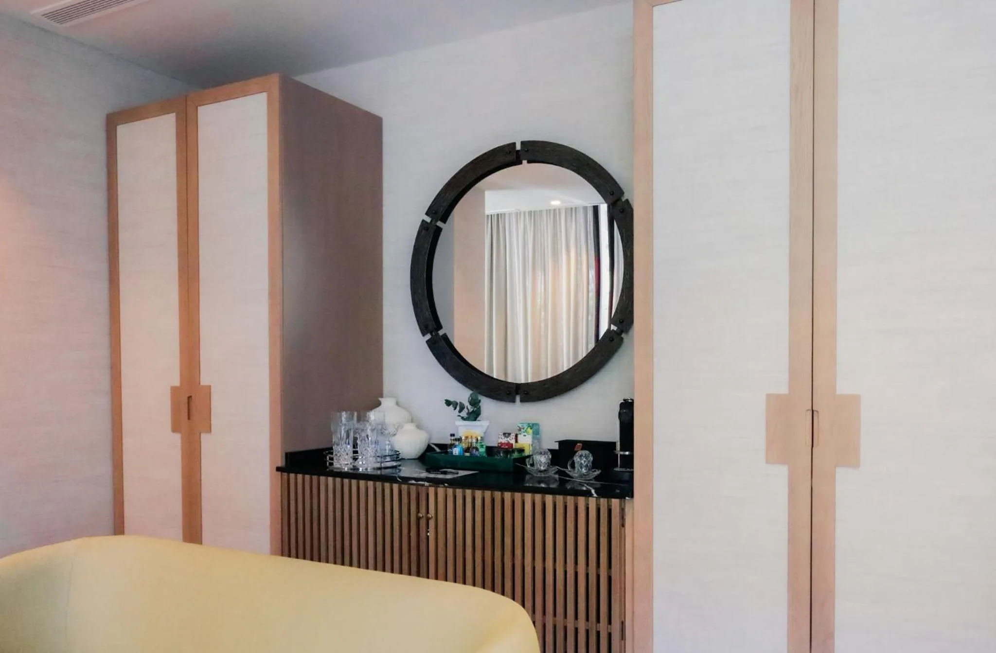 Living room, Bed in Hospes Palacio de los Patos, a Member of Design Hotels