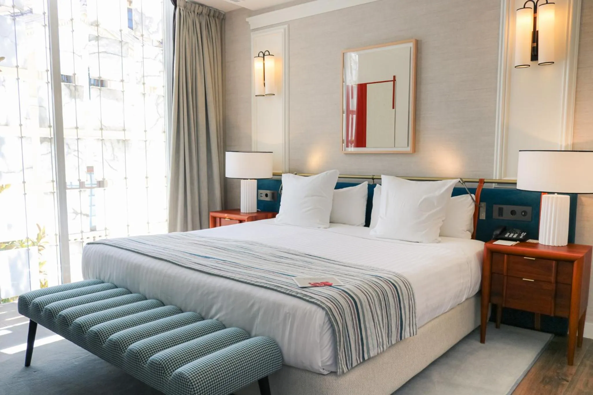 Bed in Hospes Palacio de los Patos, a Member of Design Hotels