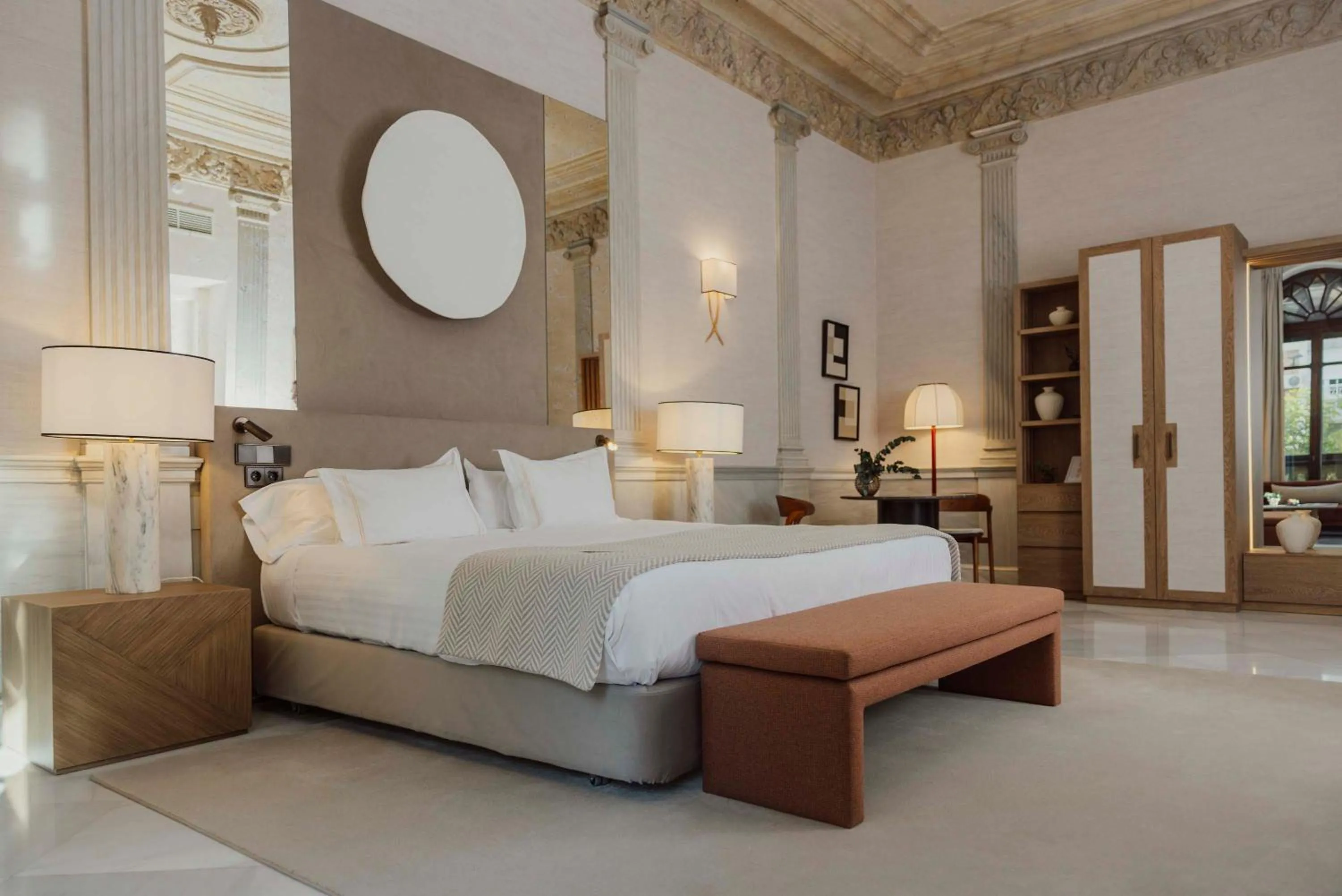 Bed in Hospes Palacio de los Patos, a Member of Design Hotels