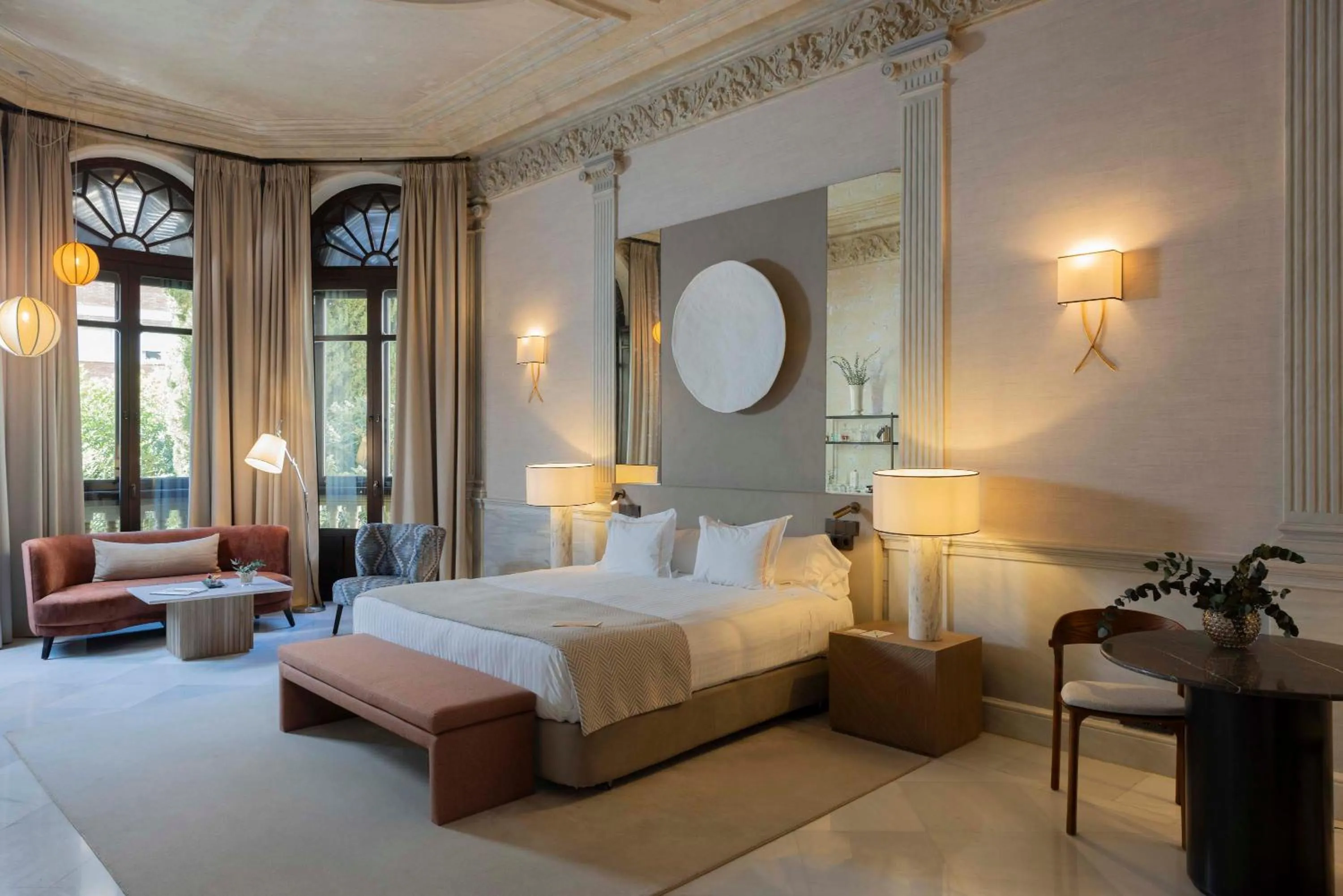 Bed in Hospes Palacio de los Patos, a Member of Design Hotels