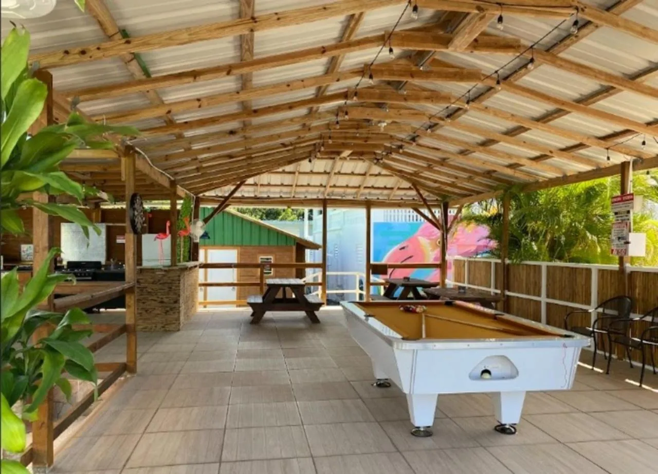 Off site in El Flamingo Beach Club