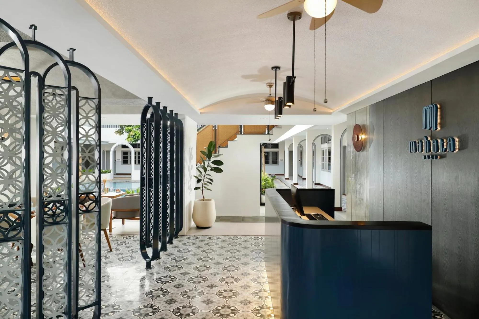 Lobby or reception in The Mahata