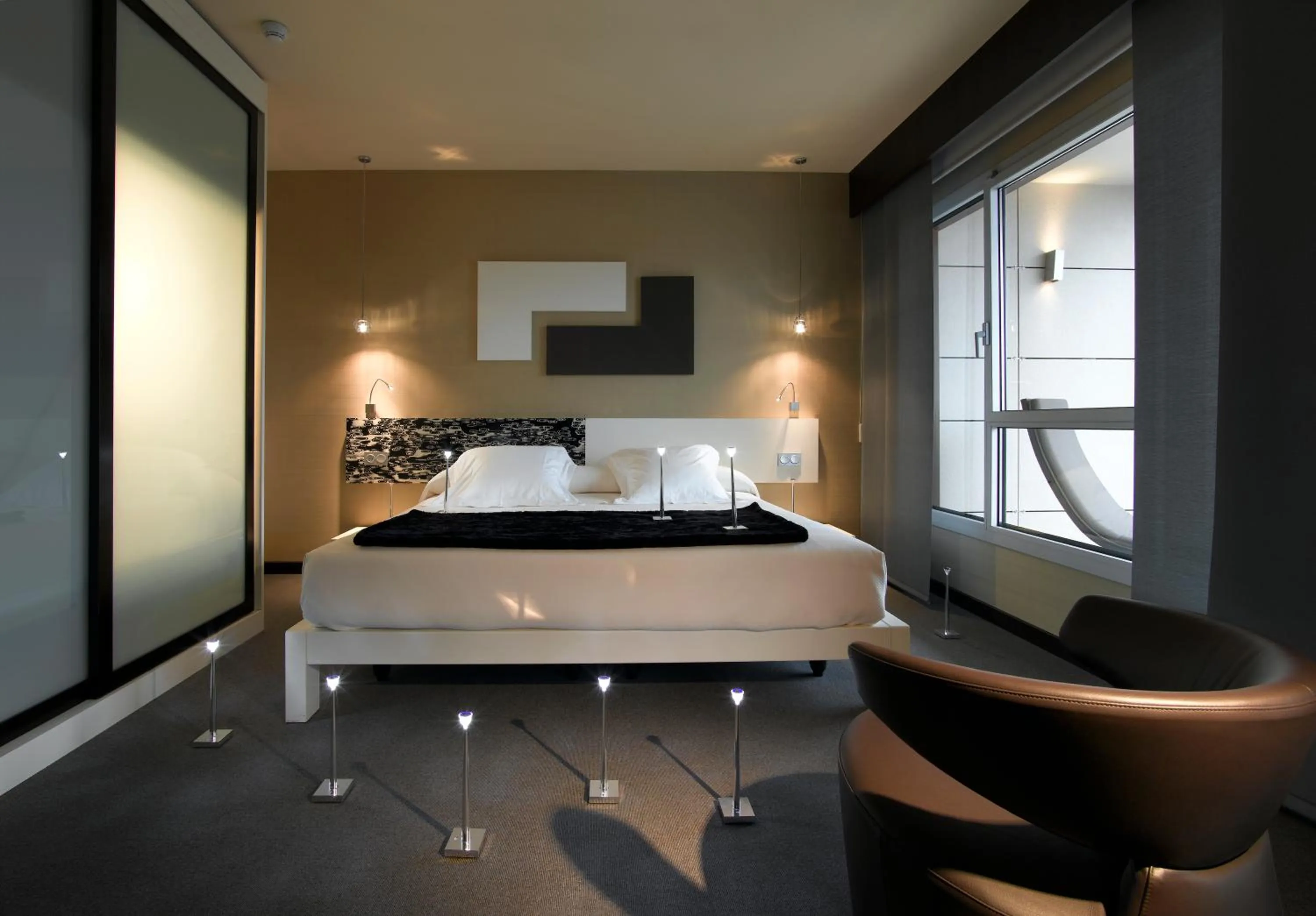 Bed in Hotel Abades Nevada Palace