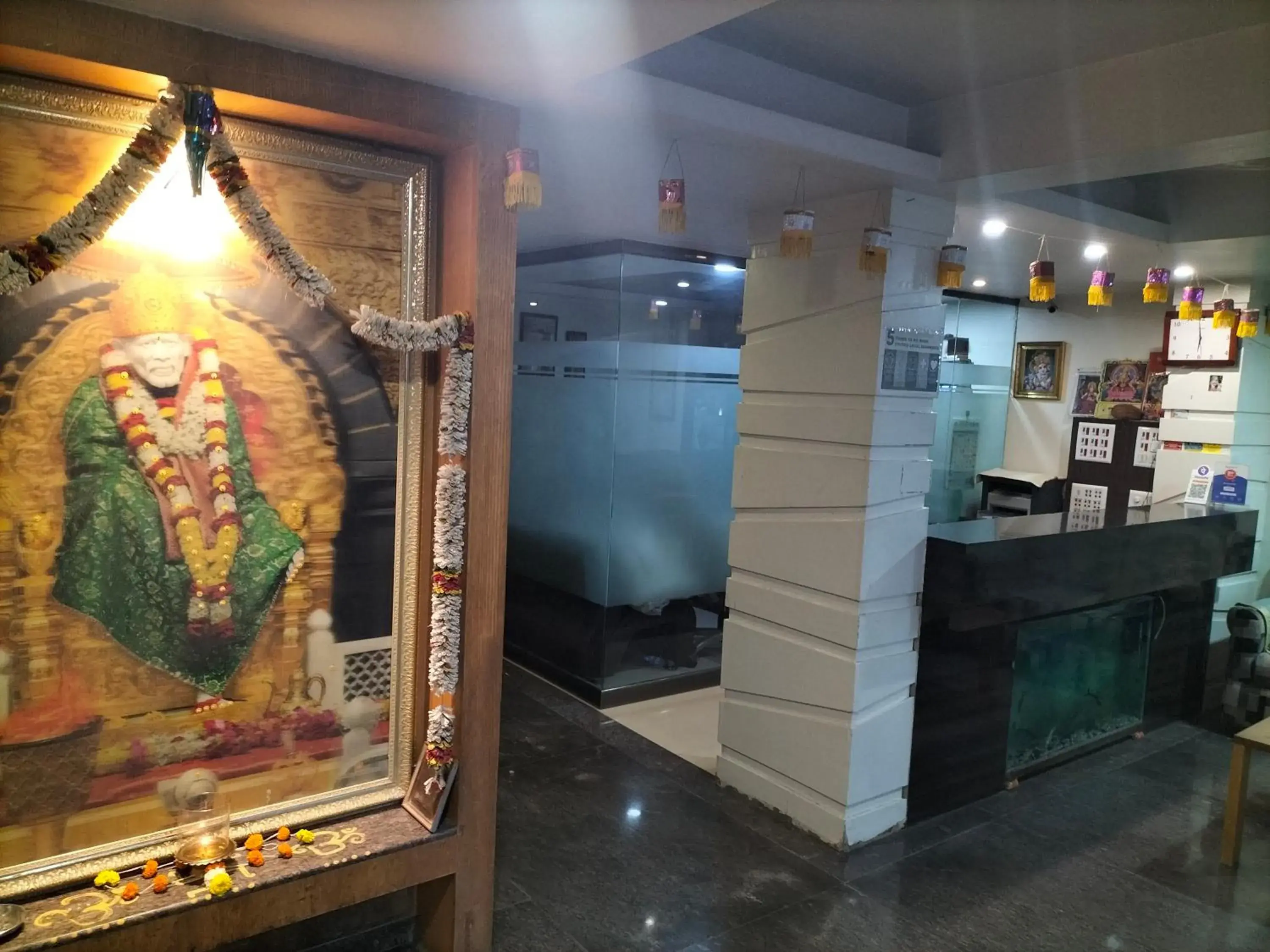 Lobby or reception in HOTEL SAI SURYA Lobby or reception in HOTEL SAI SURYA