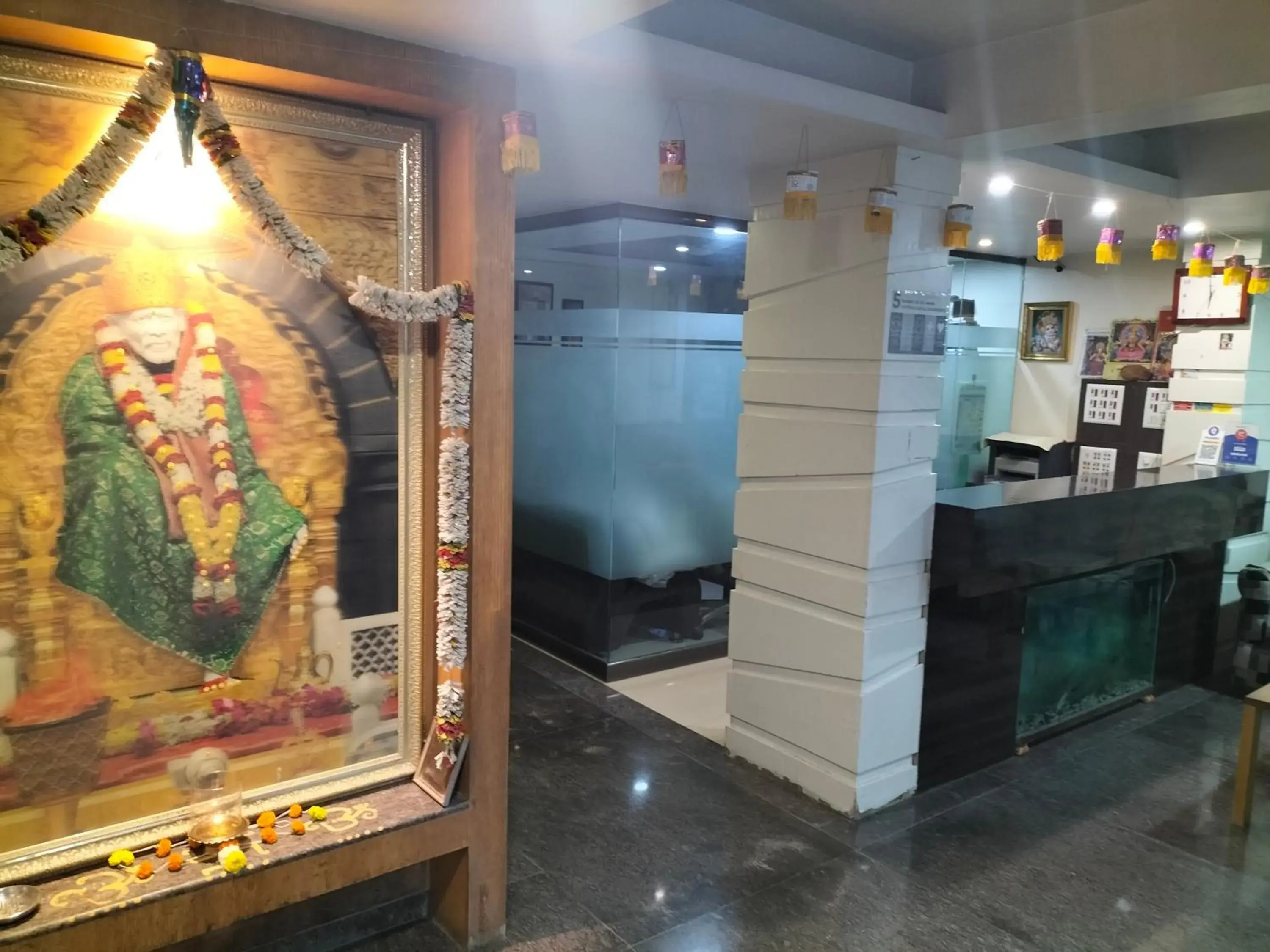 Lobby or reception in HOTEL SAI SURYA Lobby or reception in HOTEL SAI SURYA