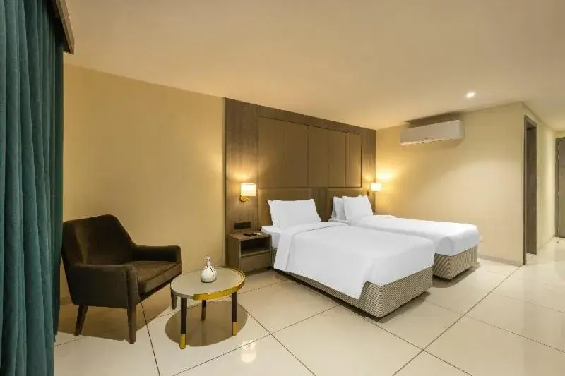 Bedroom, Bed in Sunday Hotel Vadodara Bedroom, Bed in Sunday Hotel Vadodara