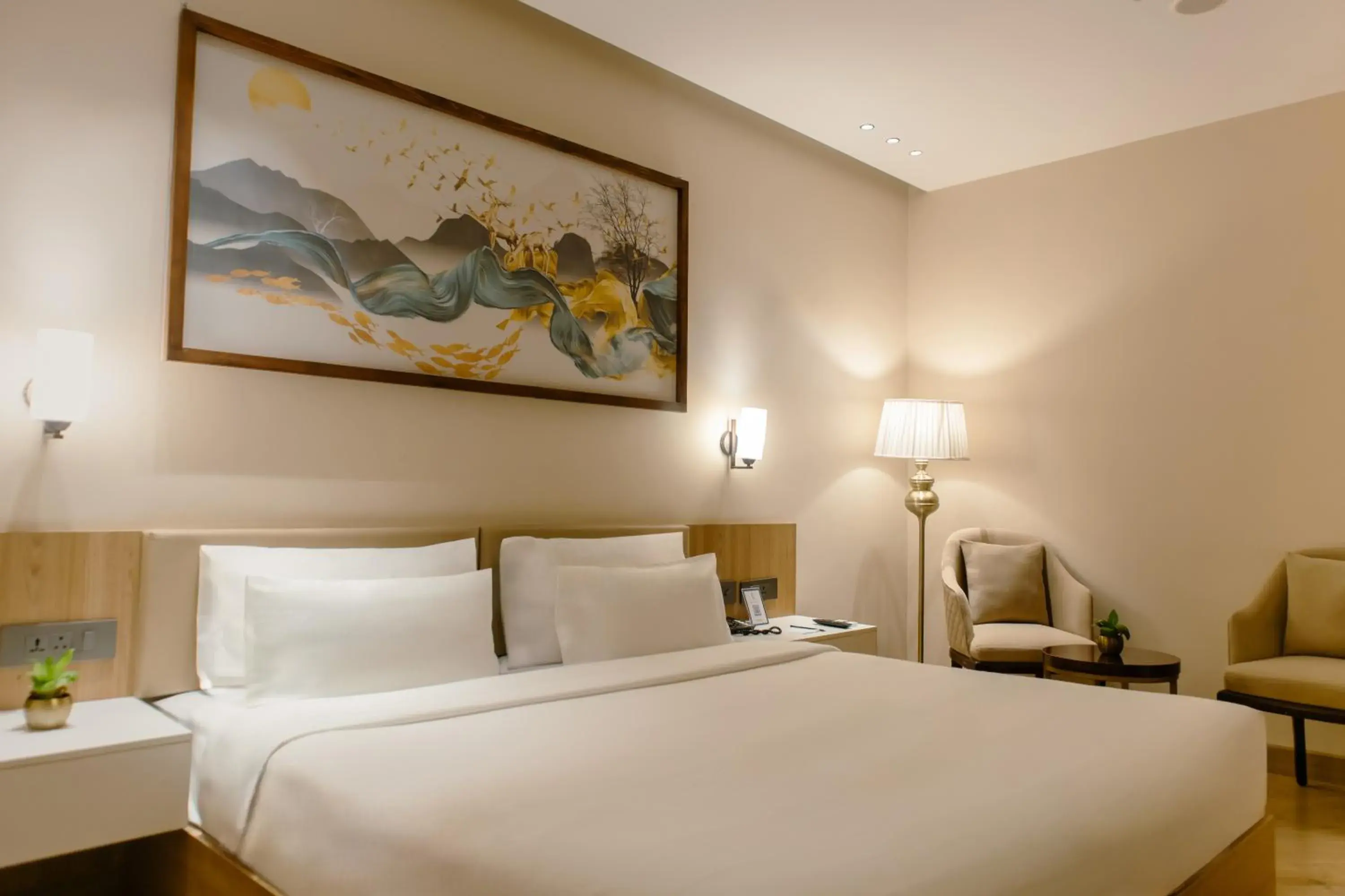 Bed in Udman Hotel Gurugram Bed in Udman Hotel Gurugram