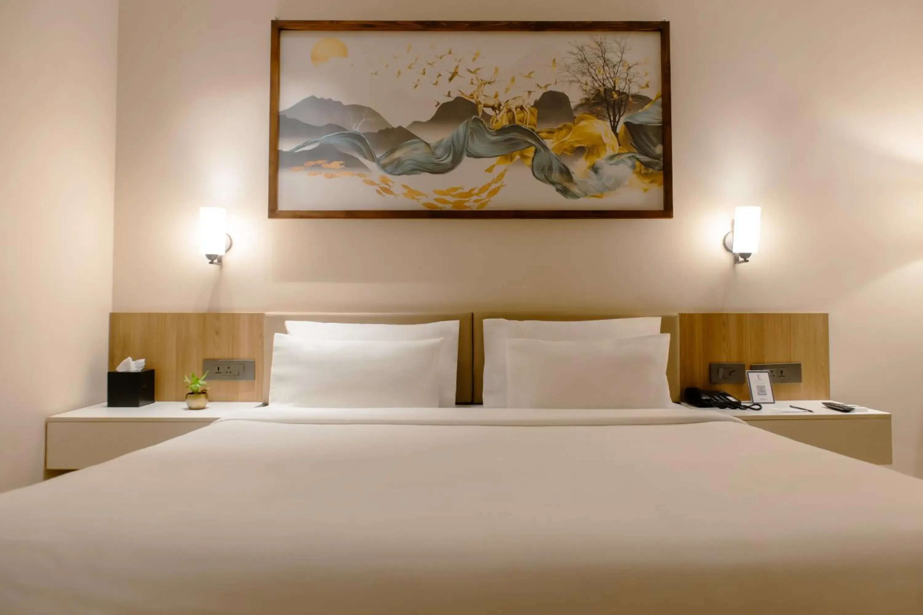 Bed in Udman Hotel Gurugram Bed in Udman Hotel Gurugram