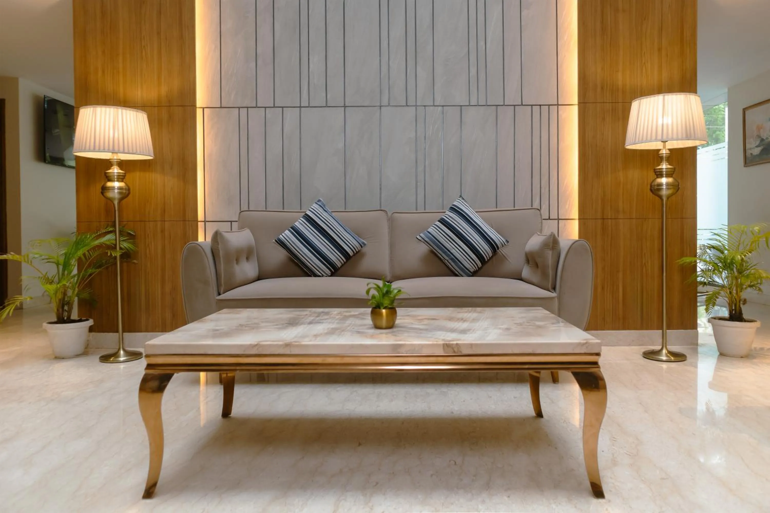 Lobby or reception in Udman Hotel Gurugram