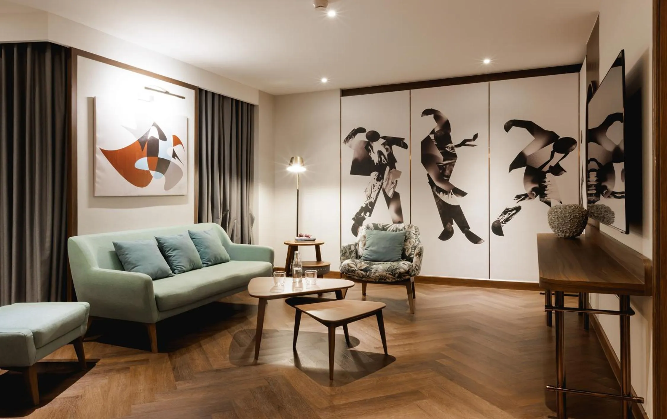 Living room in Public House Bangkok, a Member of Design Hotels