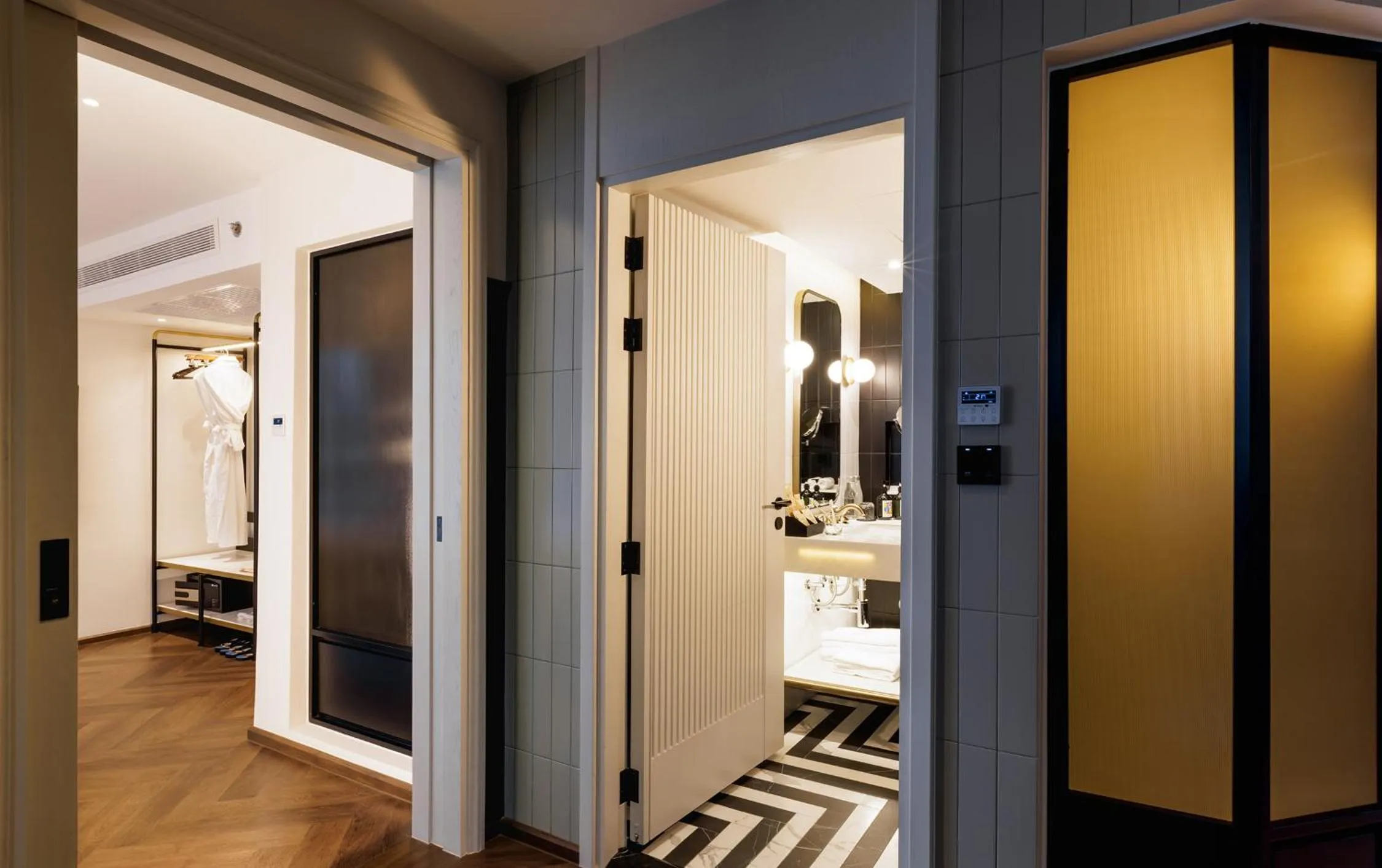 Bathroom in Public House Bangkok, a Member of Design Hotels