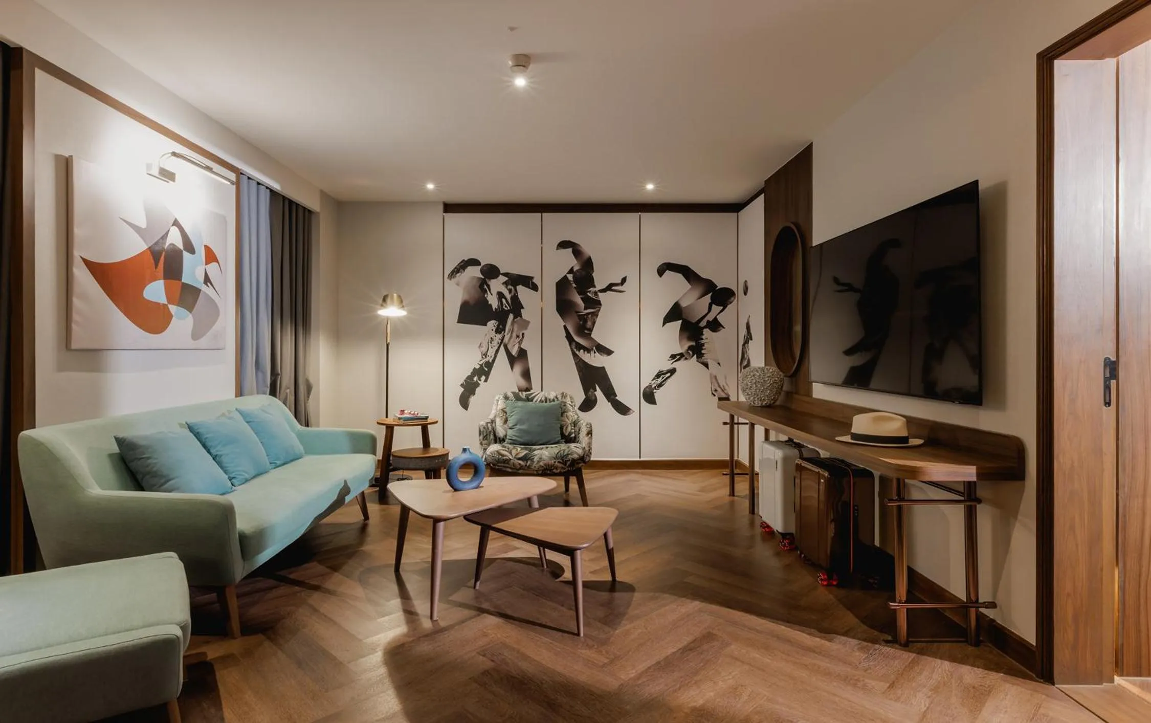 Living room in Public House Bangkok, a Member of Design Hotels