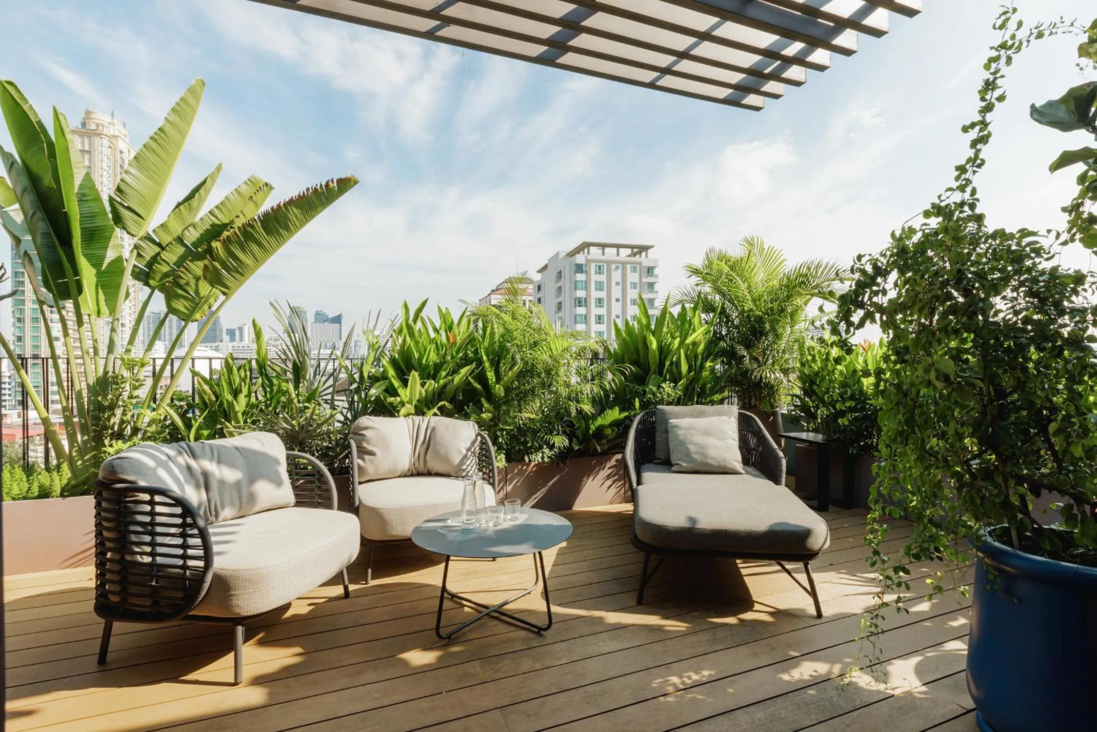 Balcony/Terrace in Public House Bangkok, a Member of Design Hotels
