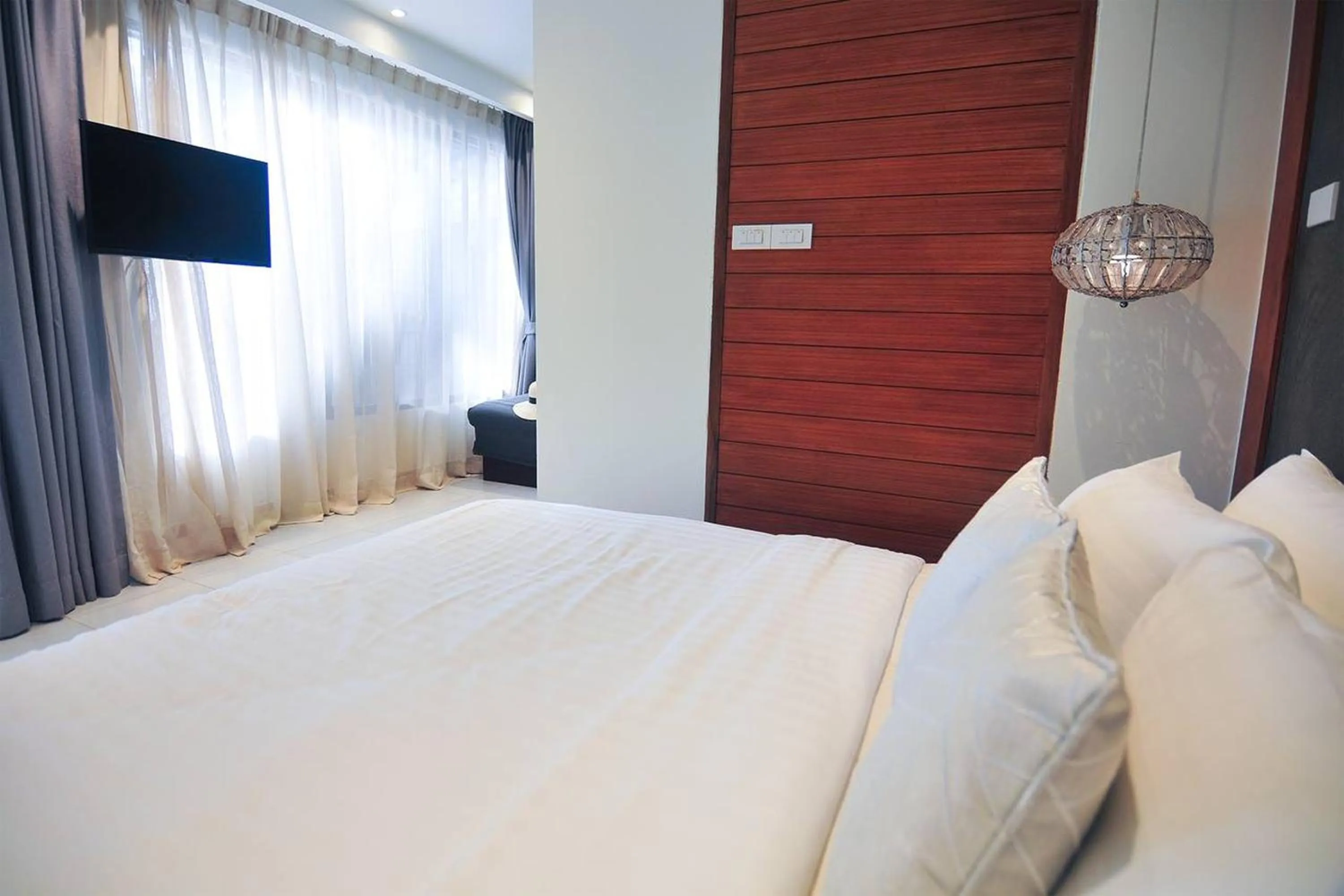 Bed in Palm Resort Krabi