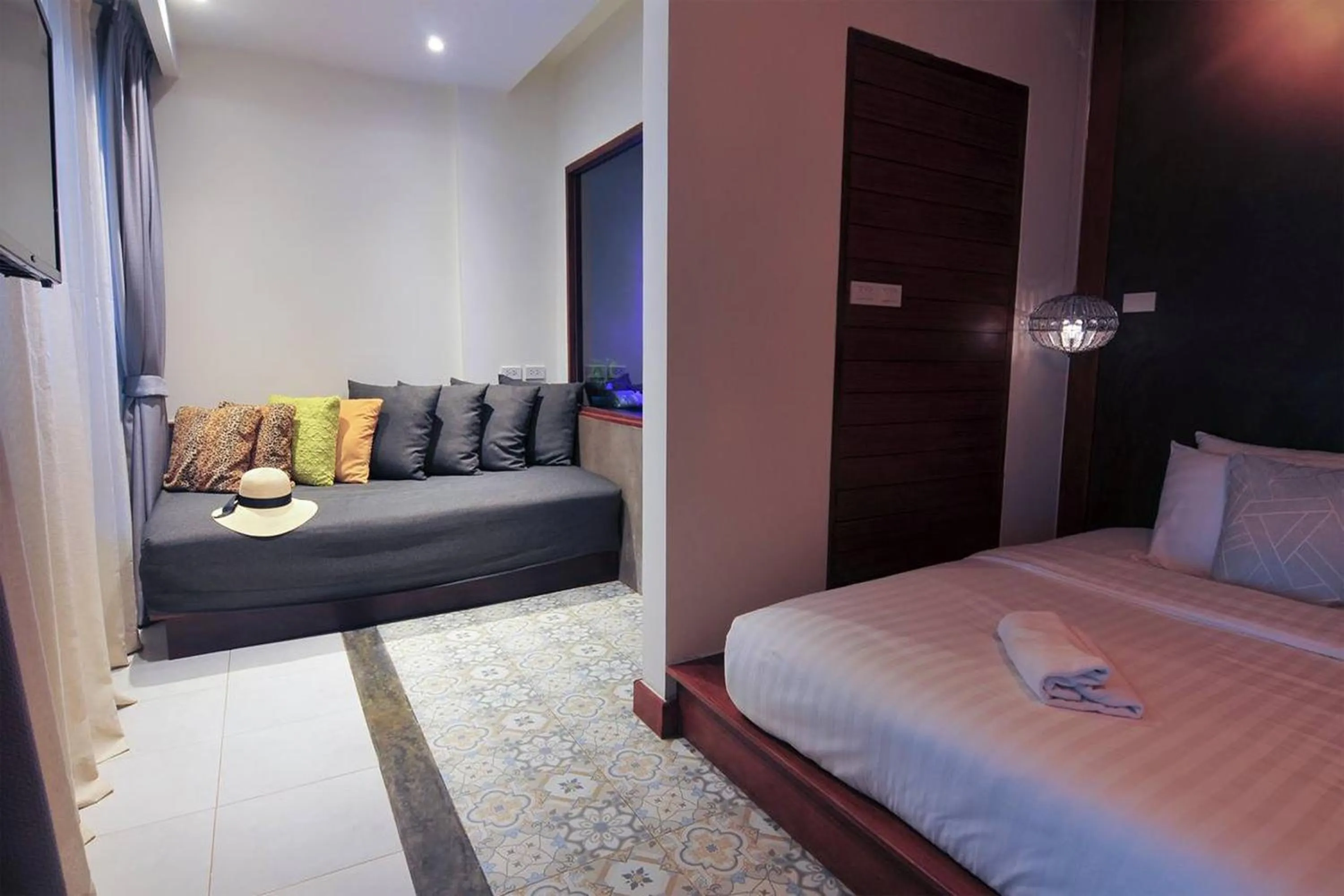 Bed in Palm Resort Krabi