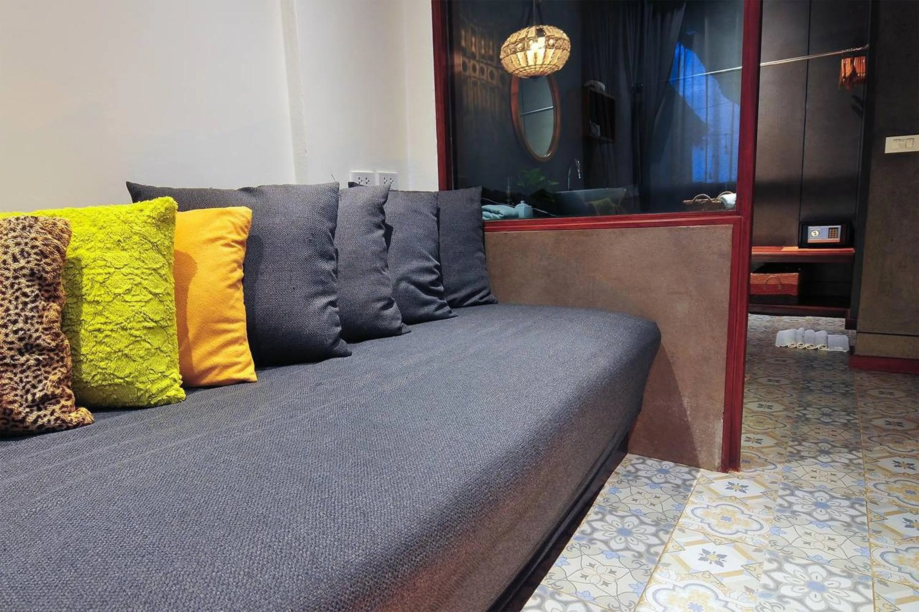 Seating area in Palm Resort Krabi