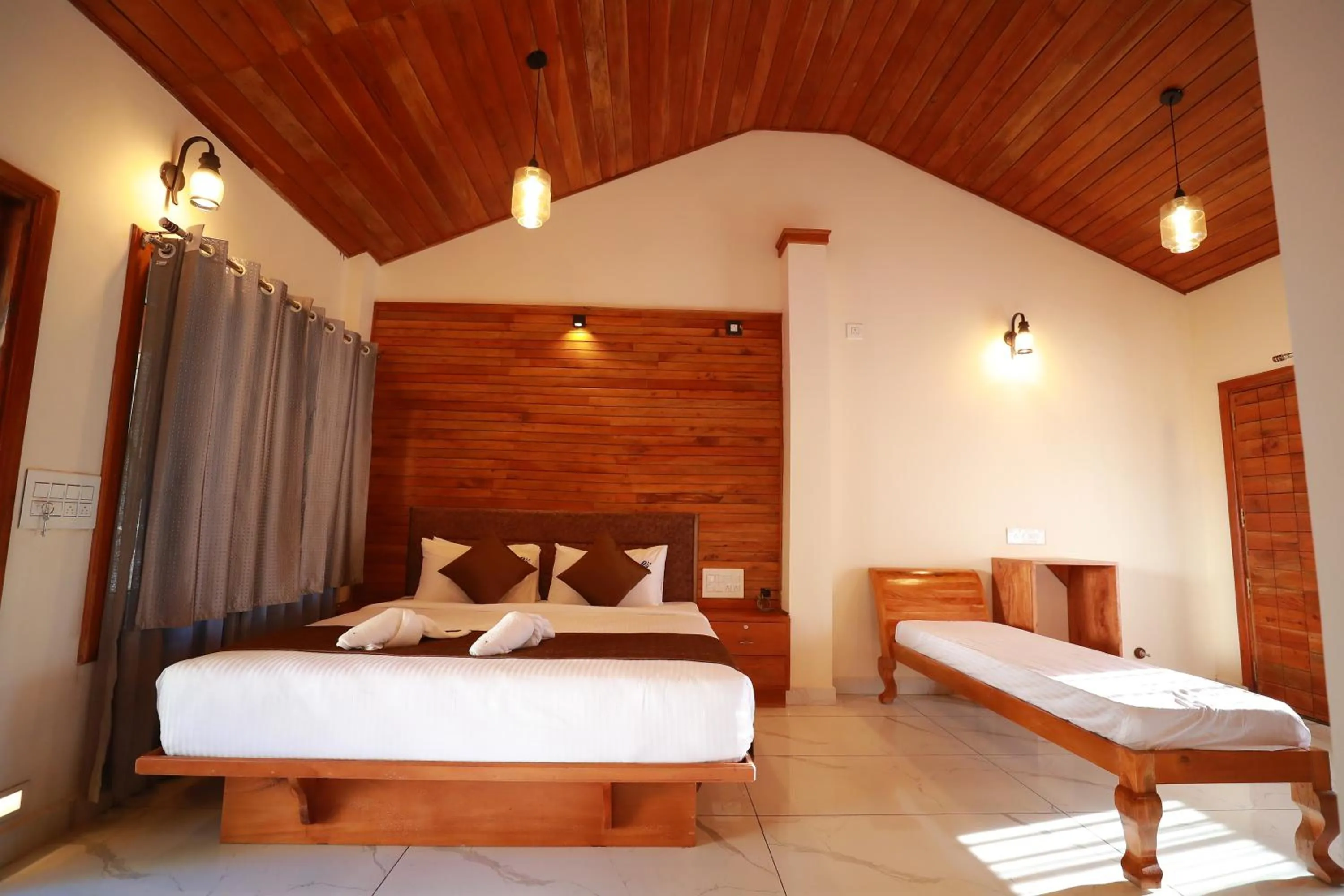 Photo of the whole room, Bed in Coorg Coffee Bean Resort Madikeri