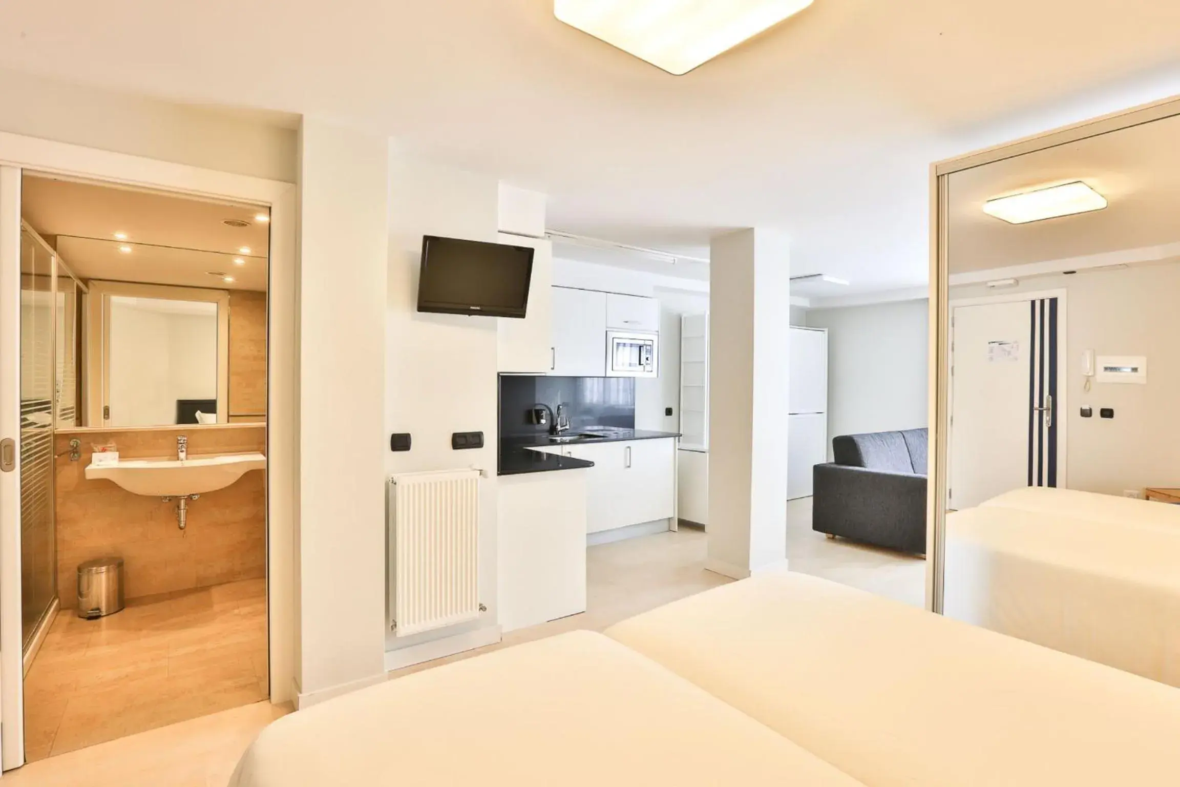 Bed in Apartamentos Mundaka Bed in Apartamentos Mundaka